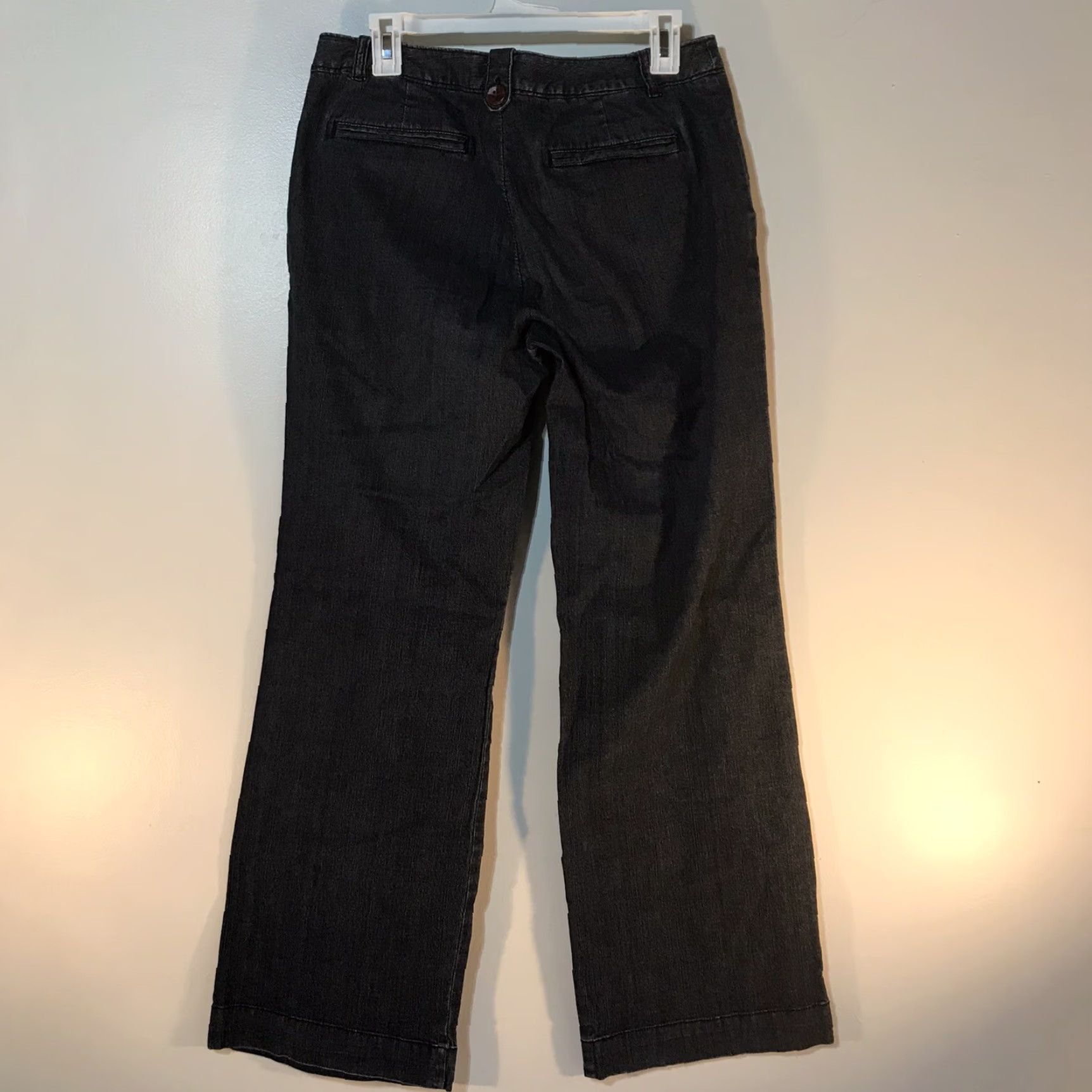Merona Merona Wide Leg Jeans Womens Size 8 Dark Wash Blue Denim Size 30" / US 8 / IT 44 - 5 Thumbnail