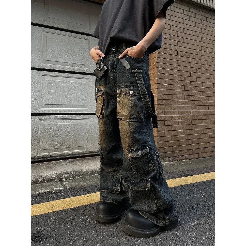 Other Baggy Multi-pocket Cargo Jeans Pants Size US 33 - 1 Thumbnail