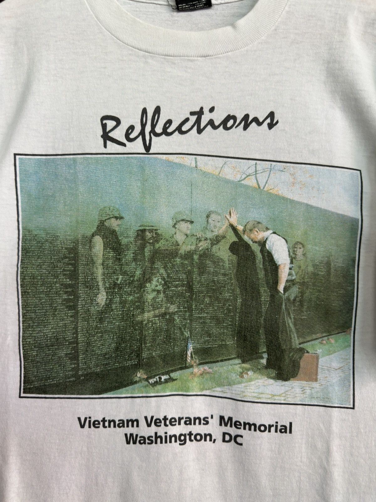Arts & Science Reflections Vietnam Veterans Memorial Washington DC Vintage Size US XL / EU 56 / 4 - 2 Thumbnail