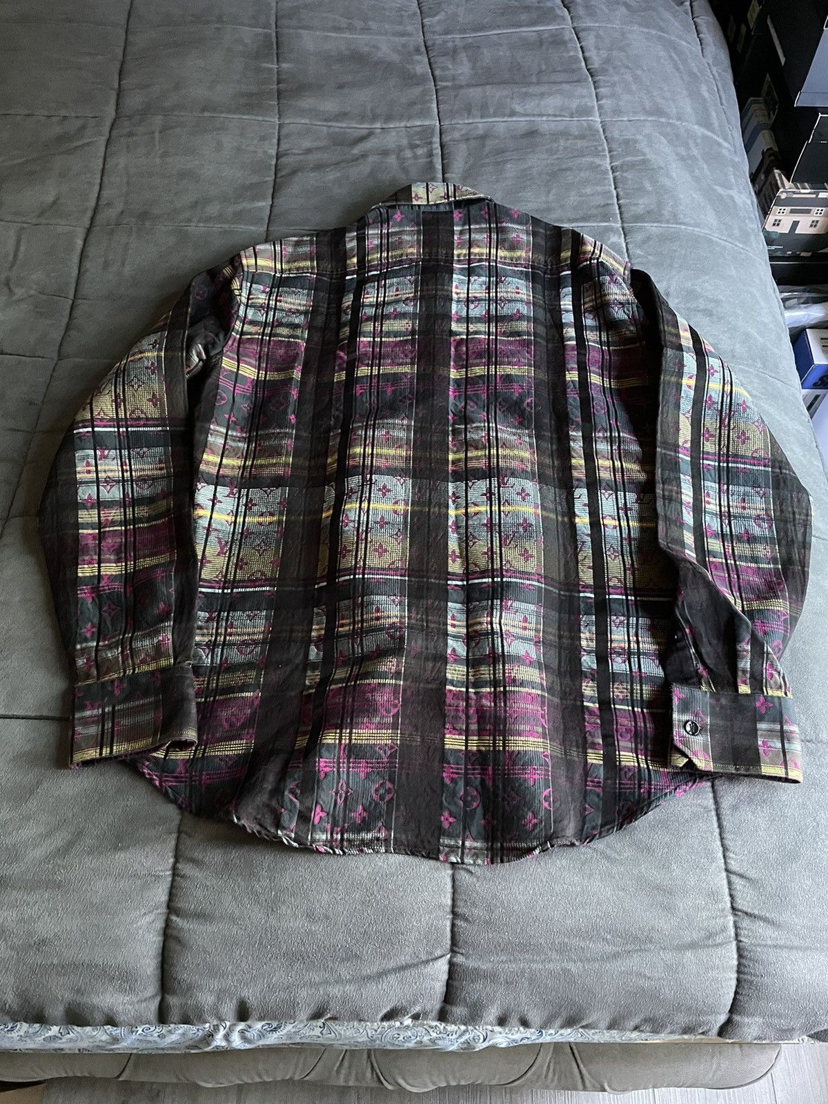 Louis Vuitton Louis Vuitton Multicolor Monogram Shirt Size US L / EU 52-54 / 3 - 4 Thumbnail