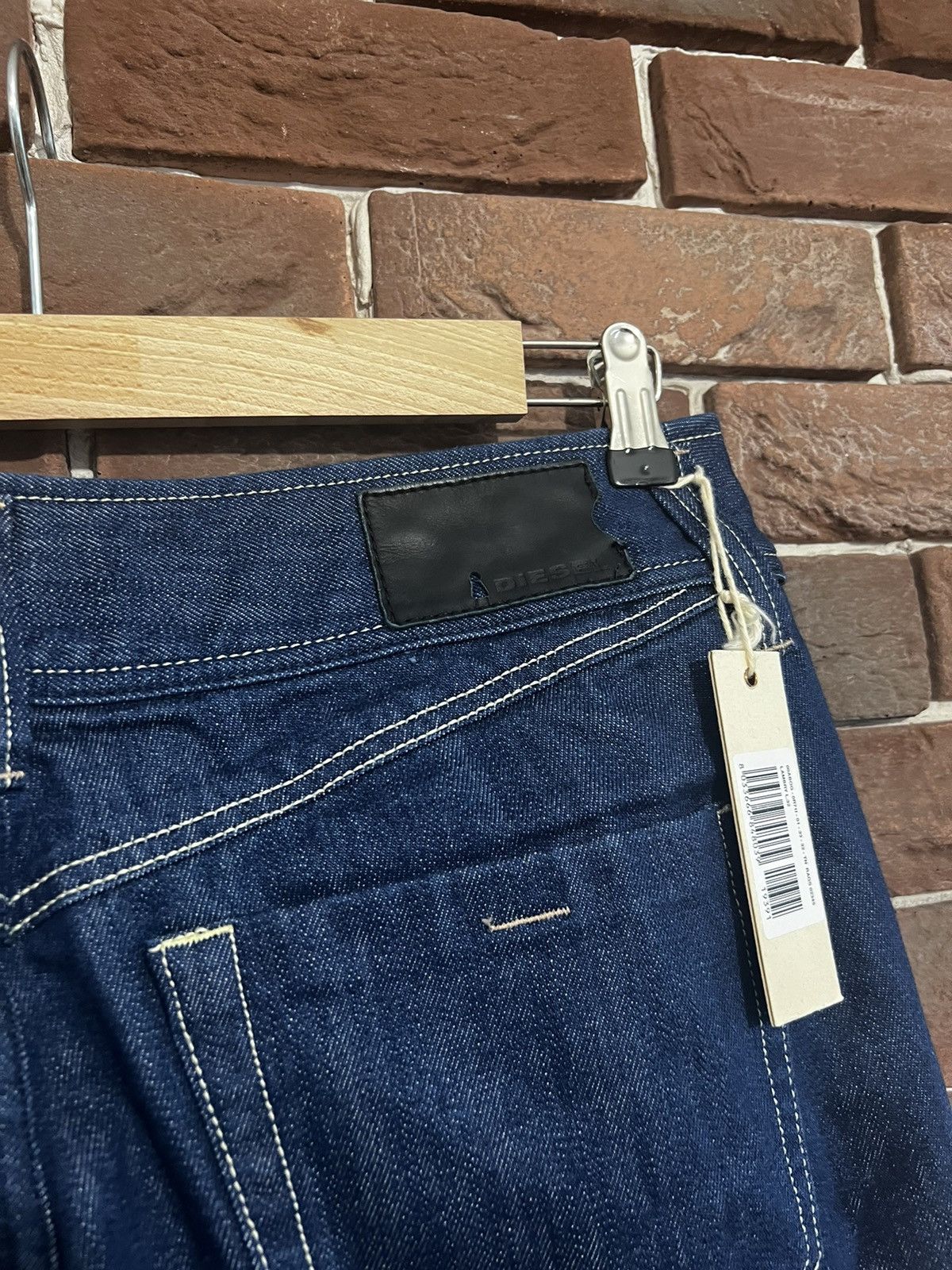 Diesel Vintage 00s Diesel Flared Denim Pants DSWT Avant garde Hype Size US 32 / EU 48 - 7 Thumbnail