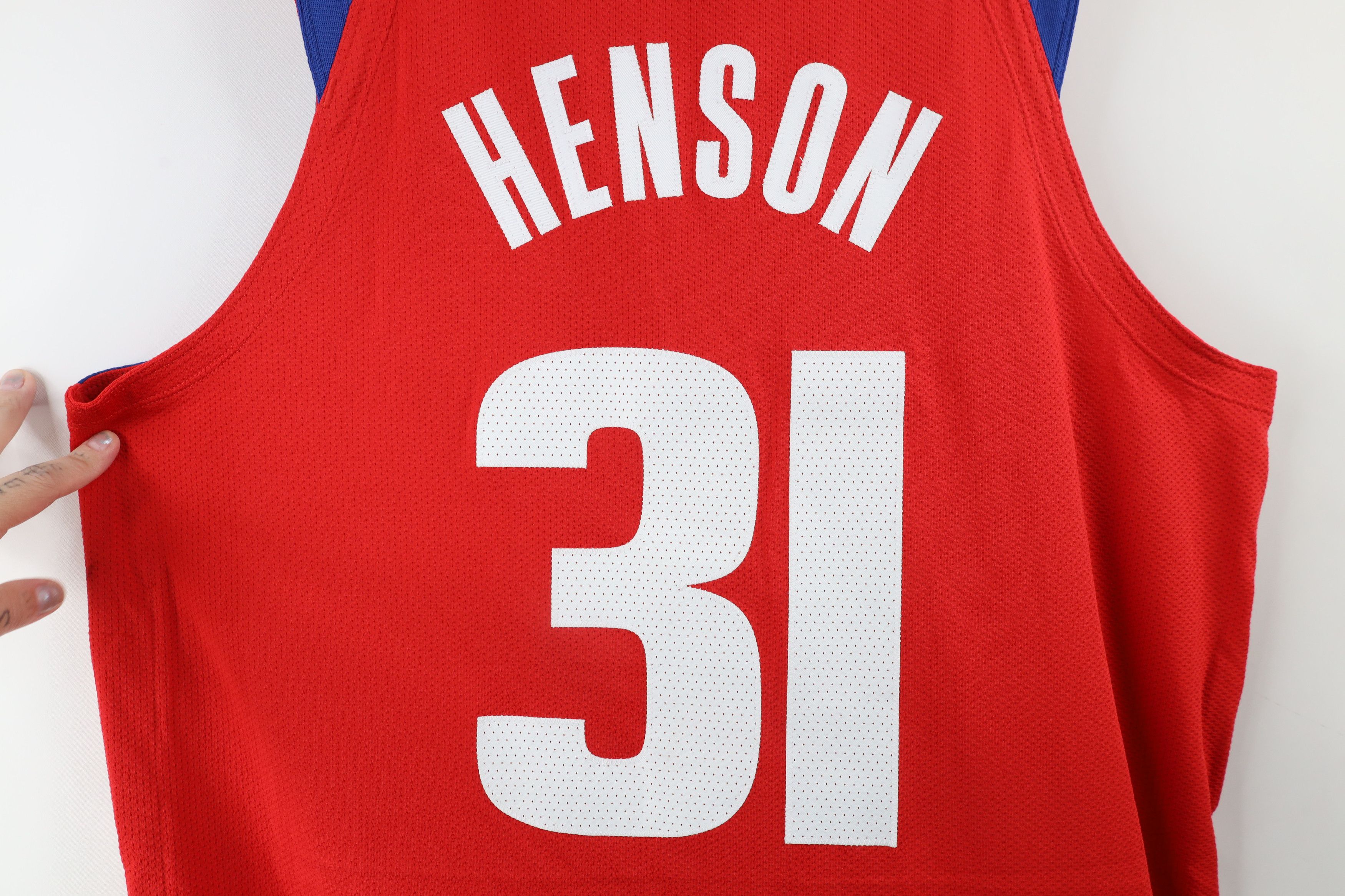 Nike × Vintage Nike Vaporknit NBA John Henson Pistons Basketball Jersey Size US XL / EU 56 / 4 - 12 Thumbnail