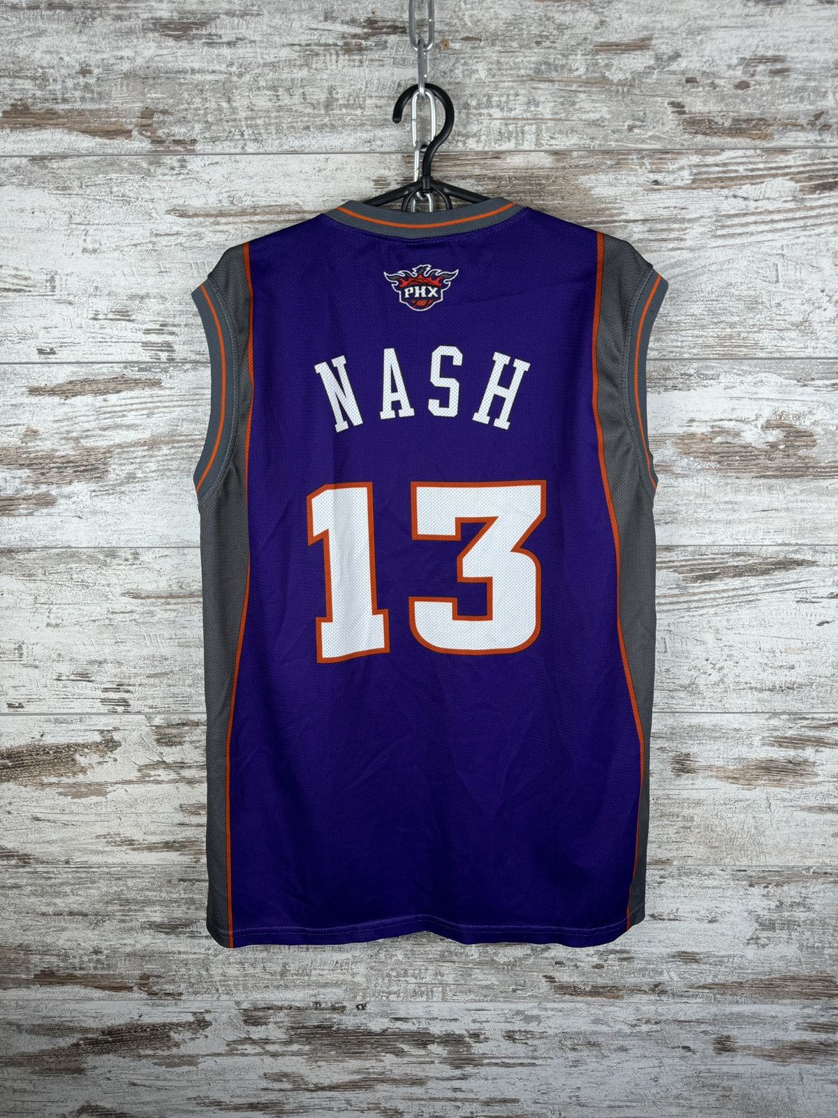 Champion × NBA × Vintage Mens Vintage Adidas NBA Phoenix Steve Nash 13 jersey tee Y2K Size US L / EU 52-54 / 3 - 13 Thumbnail