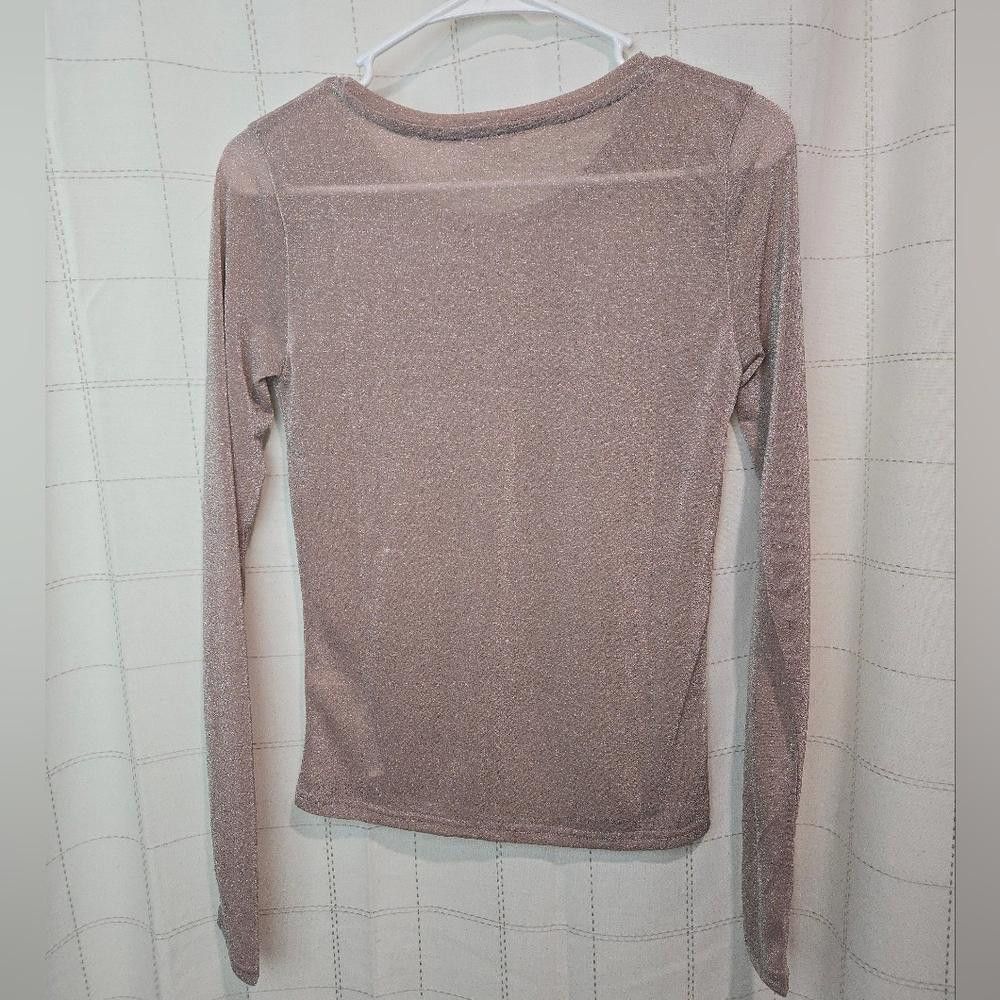 Free People Free People Mesh Shimmer Layering Top Size S / US 4 / IT 40 - 6 Thumbnail