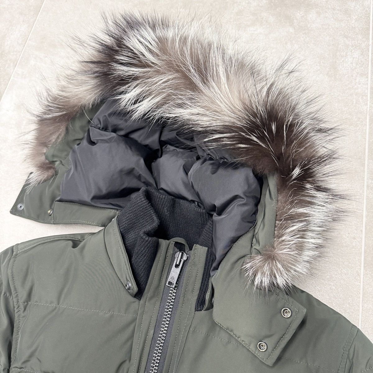 Moose Knuckles Moose Knuckles Scotchtown Bomber Jacket In Green RRP £1000 Size US S / EU 44-46 / 1 - 6 Thumbnail