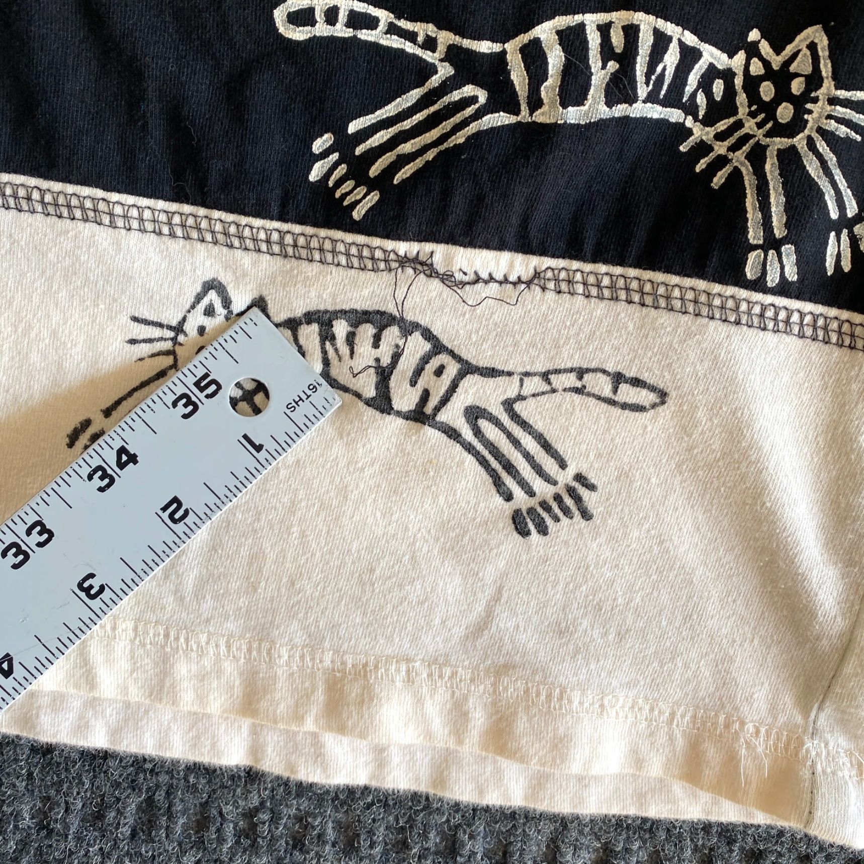 Vintage VINTAGE Cover Charge Cat Lady Blouse Short Sleeve Round Neck Black S Womens Embroidered USA Cats Animals Blouse Womens Size S Vintage Size S / US 4 / IT 40 - 7 Thumbnail