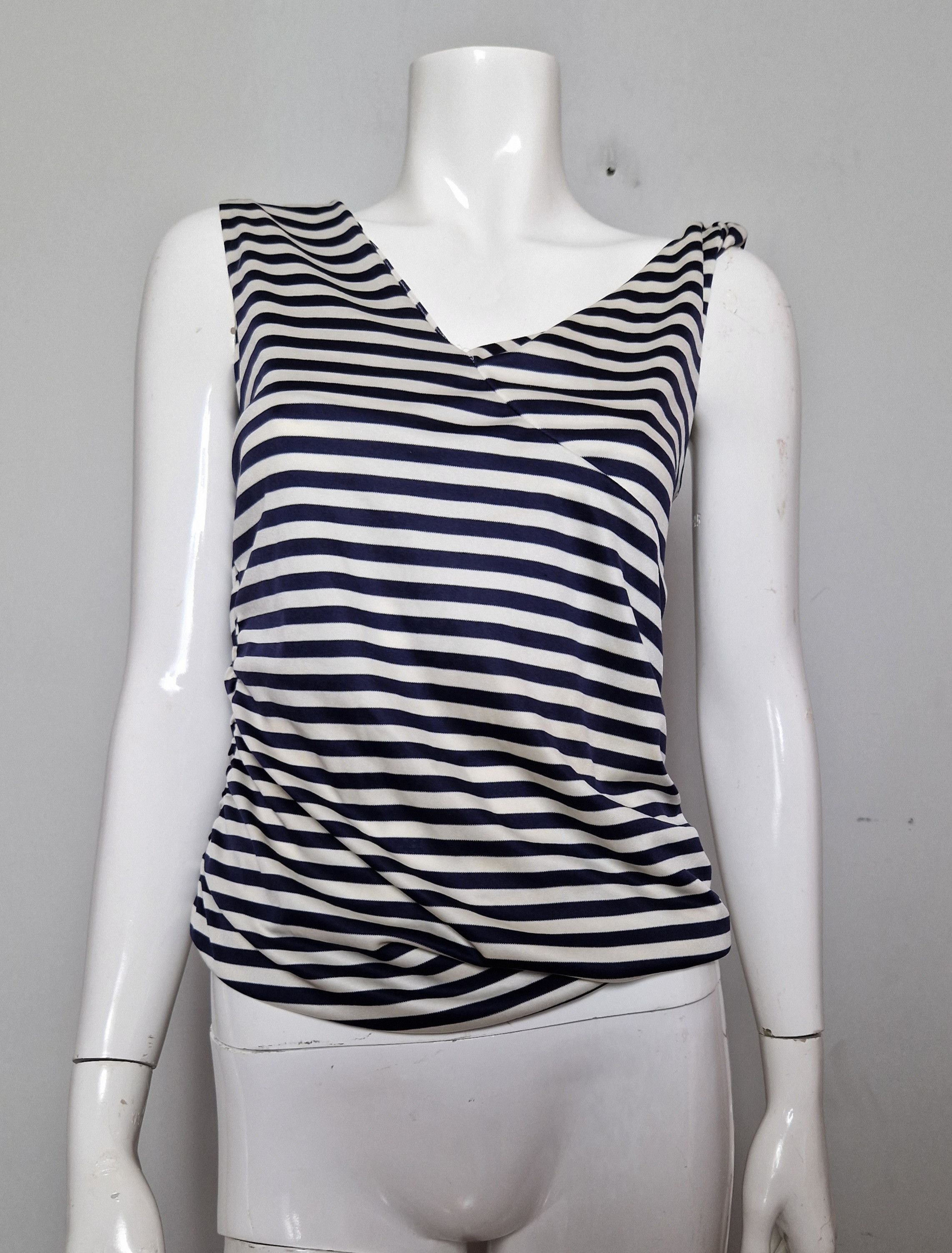 image of Jean Paul Gaultier Top in Striped, Women's (Size Small)