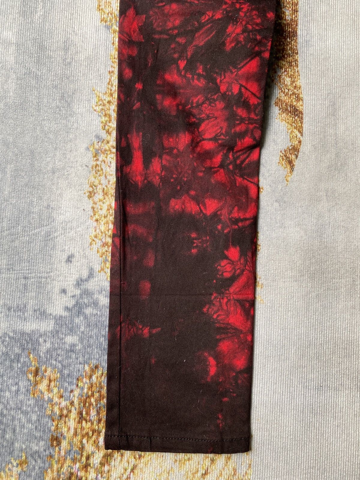 Japanese Brand K.U.I Tye Dye Skinny Fit Stretch Material Pant Size US 28 / EU 44 - 11 Thumbnail