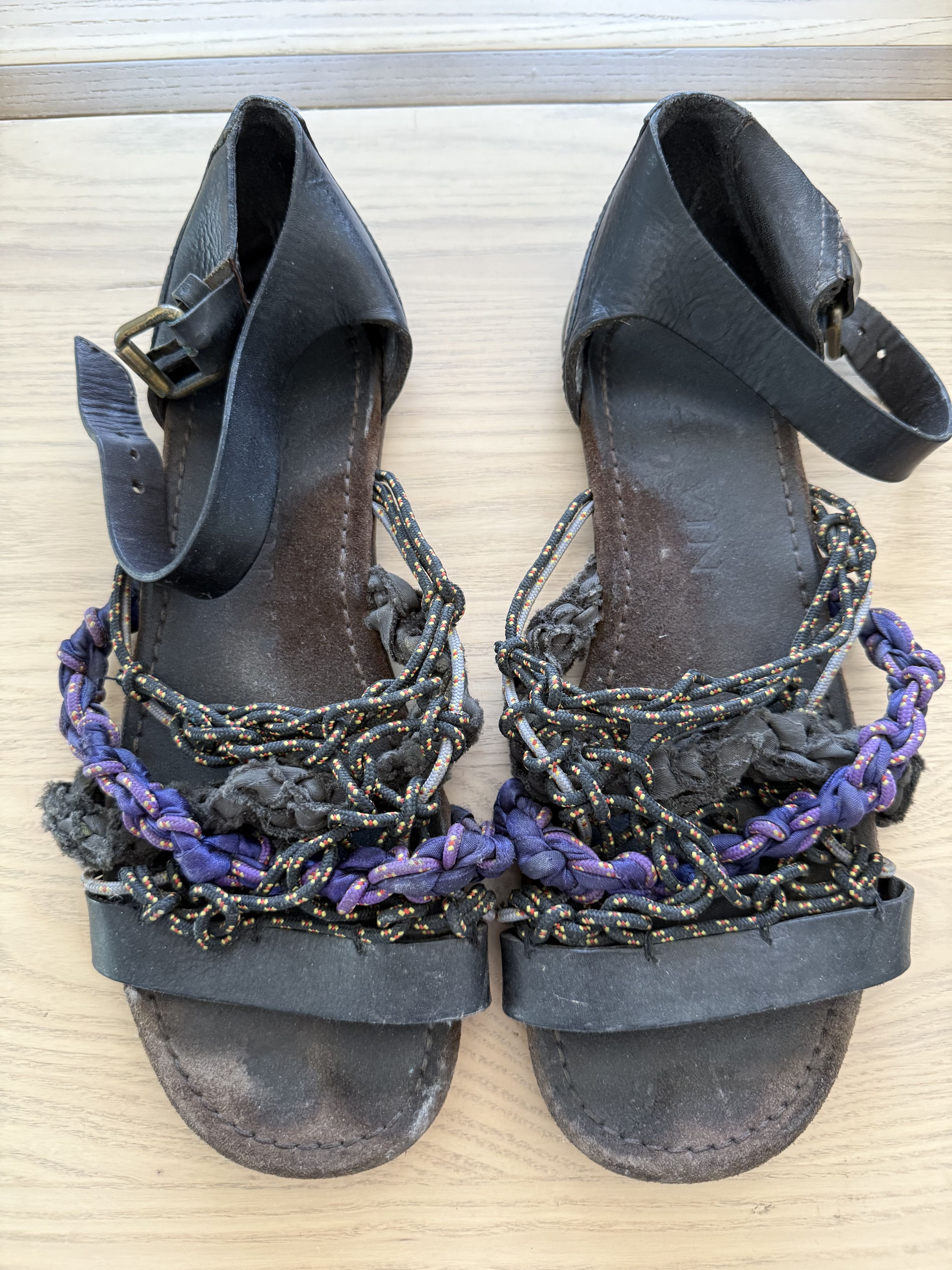 Lanvin Lanvin Men's Macrame Sandals Size US 9 / EU 42 - 1 Thumbnail