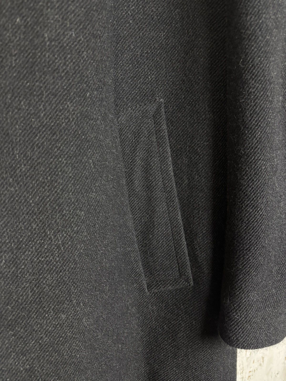 Balmain Balmain Wool Button Up Trench Coat Black Size XL Size US XL / EU 56 / 4 - 4 Thumbnail