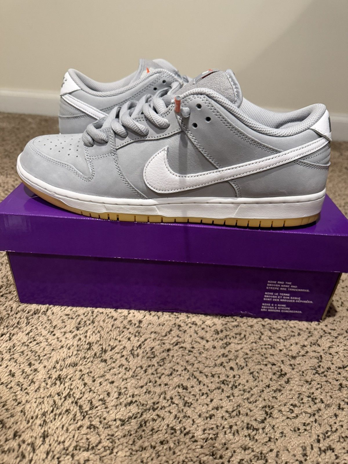 Nike SB Nike SB Dunk Grey Gum Size US 11 / EU 44 - 1 Thumbnail