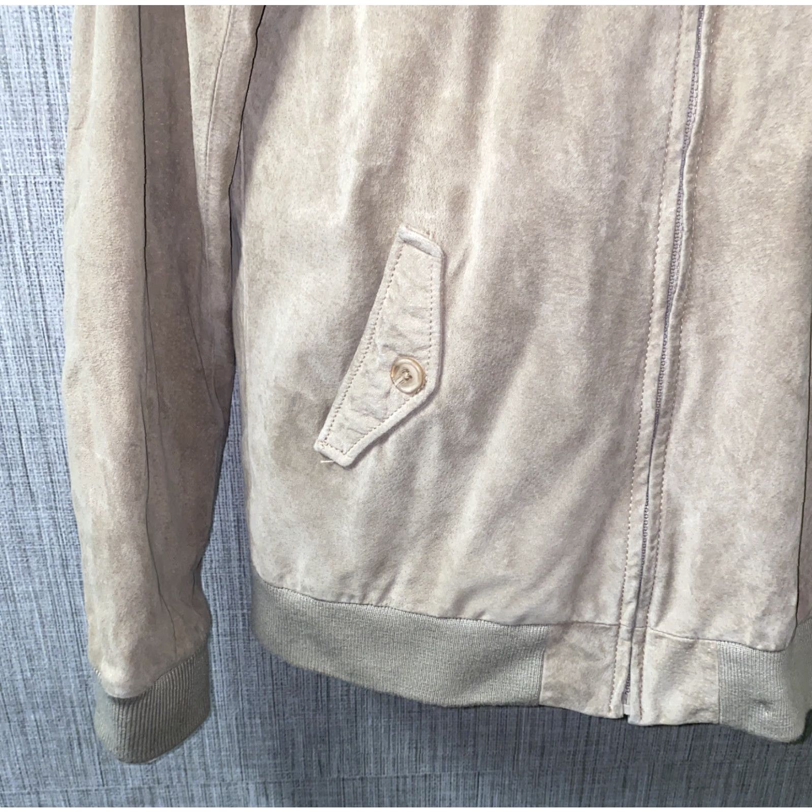 Scully Scully Jacket Full Zip Beige Leather Suede Oakridge XL Beige Mens Mens? Size US XL / EU 56 / 4 - 4 Thumbnail