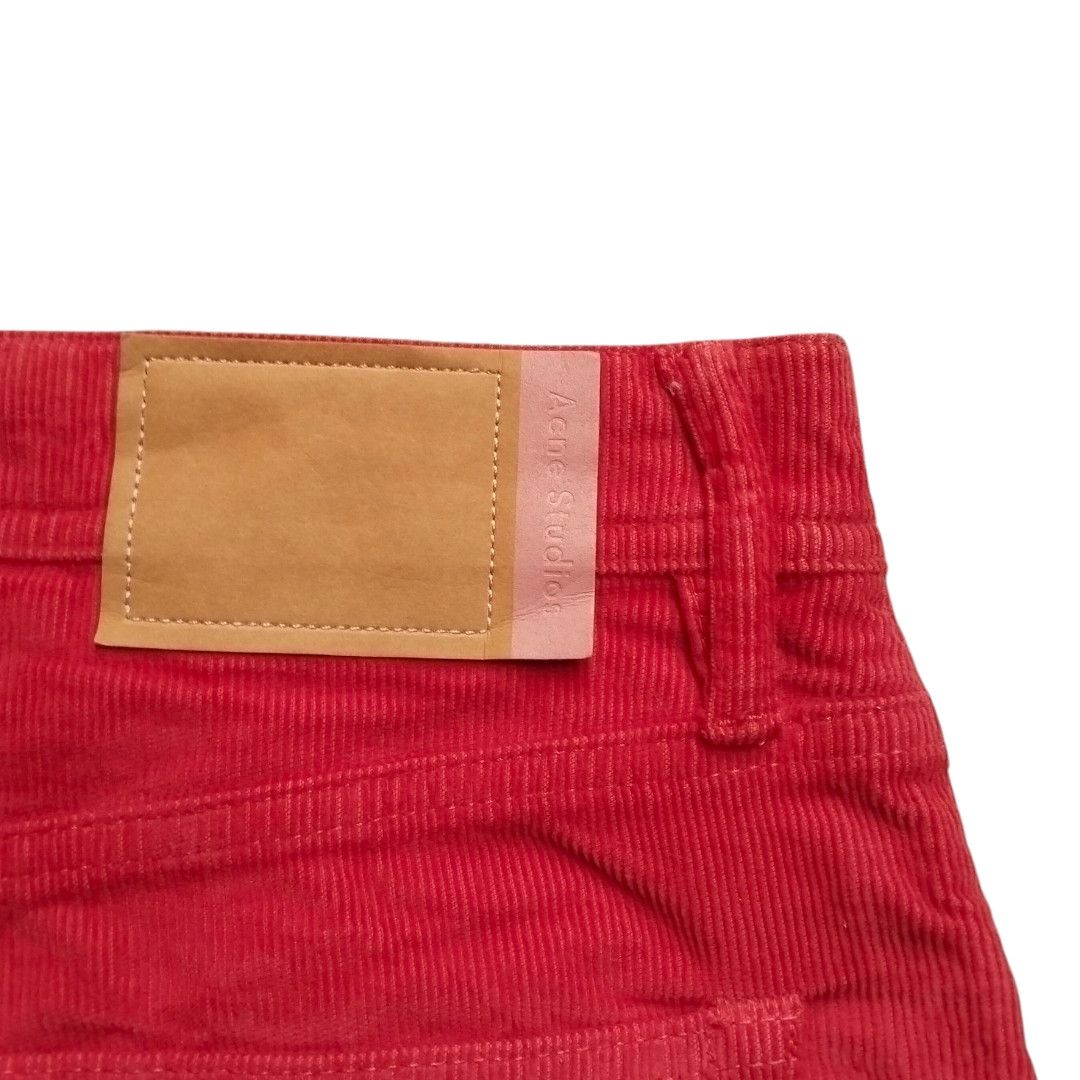 Acne Studios × Designer Acne Studios Bla konst melk conduroy red pant Size 27" / US 4 / IT 40 - 7 Thumbnail