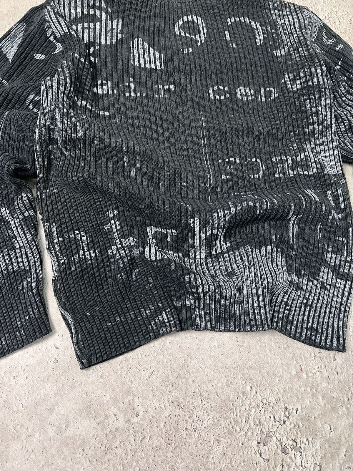 20471120 × Seditionaries VINTAGE Y2K Seditionaries Knitted Print 777 Stylish Sweater Size US L / EU 52-54 / 3 - 9 Thumbnail
