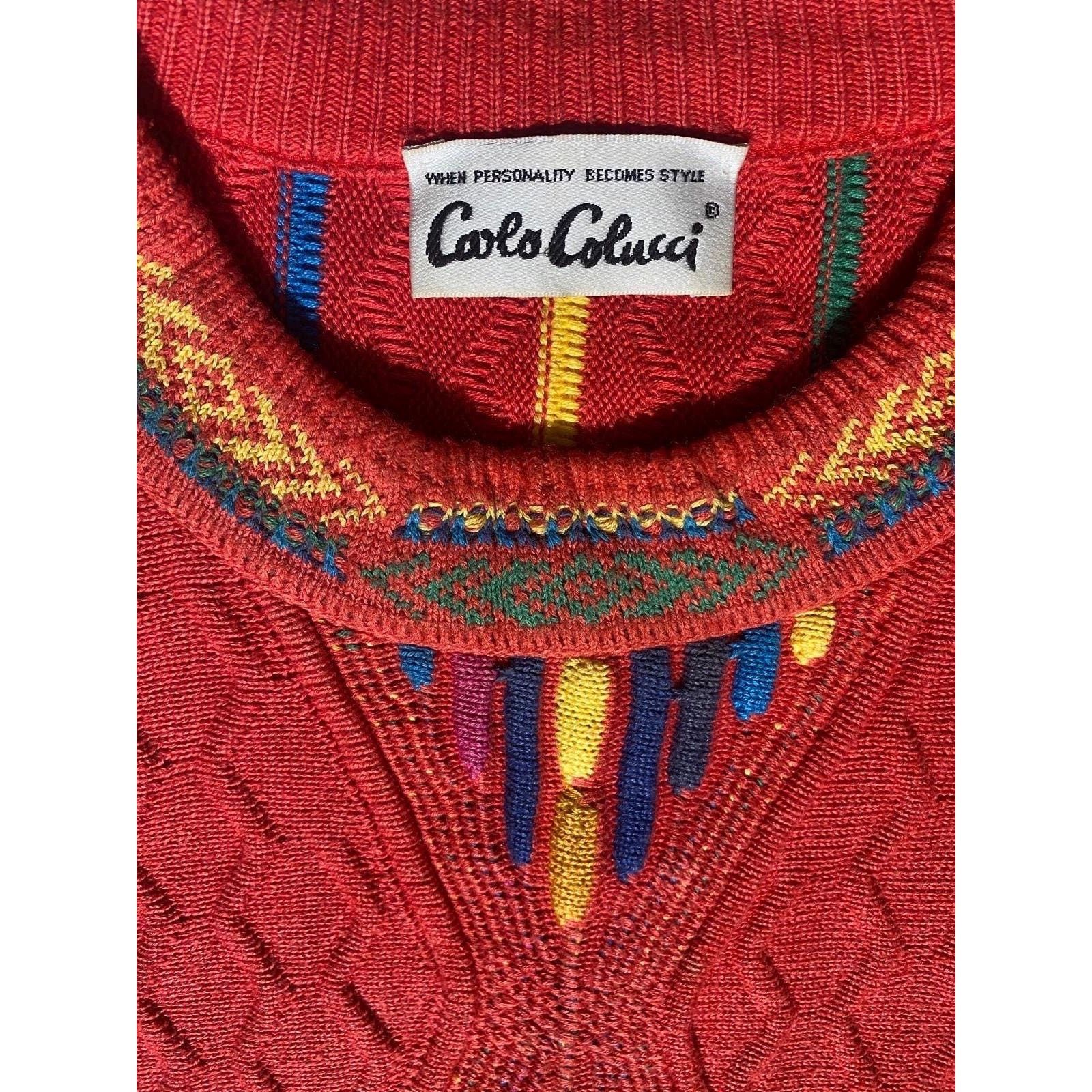 Carlo Colucci Carlo Colucci collectors Biggie style multicolor jumper sz54 Size ONE SIZE - 3 Thumbnail