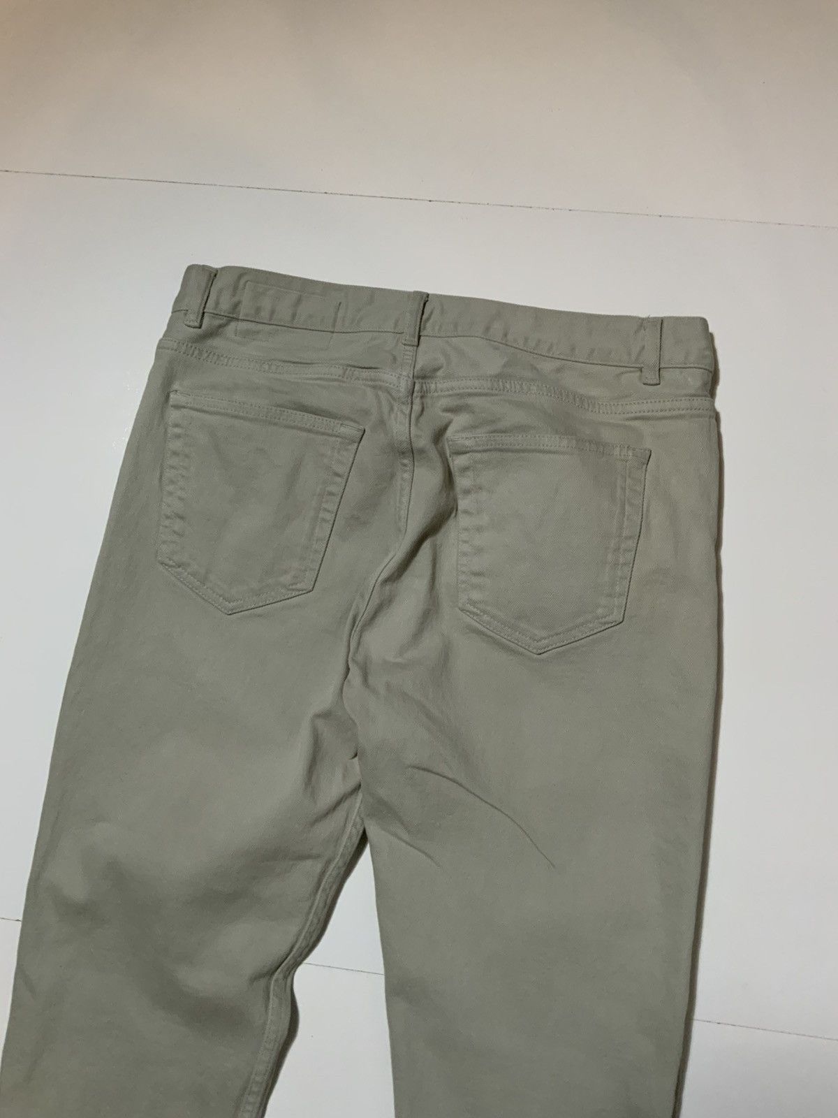 Zara Zara Man Slim Cropped Pant Raw Edge Distressed Denim Jeans Size US 32 / EU 48 - 6 Thumbnail