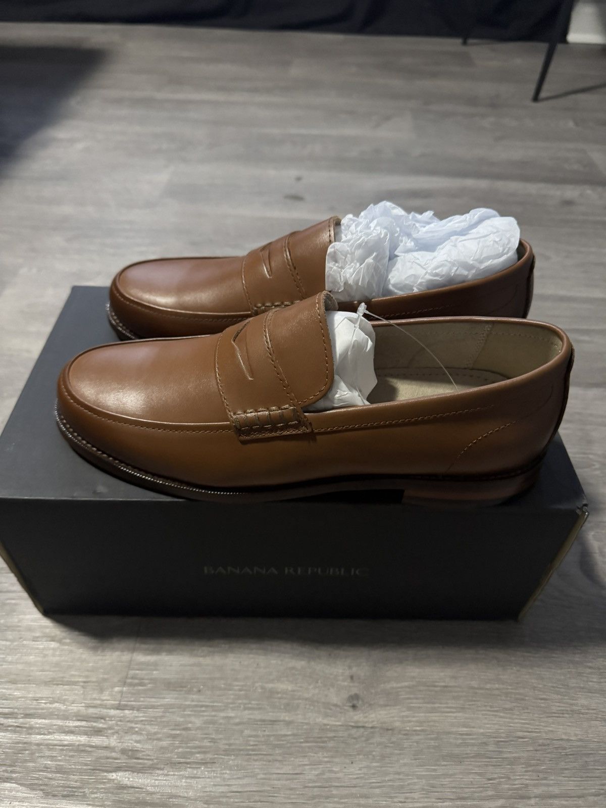 Banana Republic Leather Penny Loafer Size US 9.5 / EU 42-43 - 4 Thumbnail