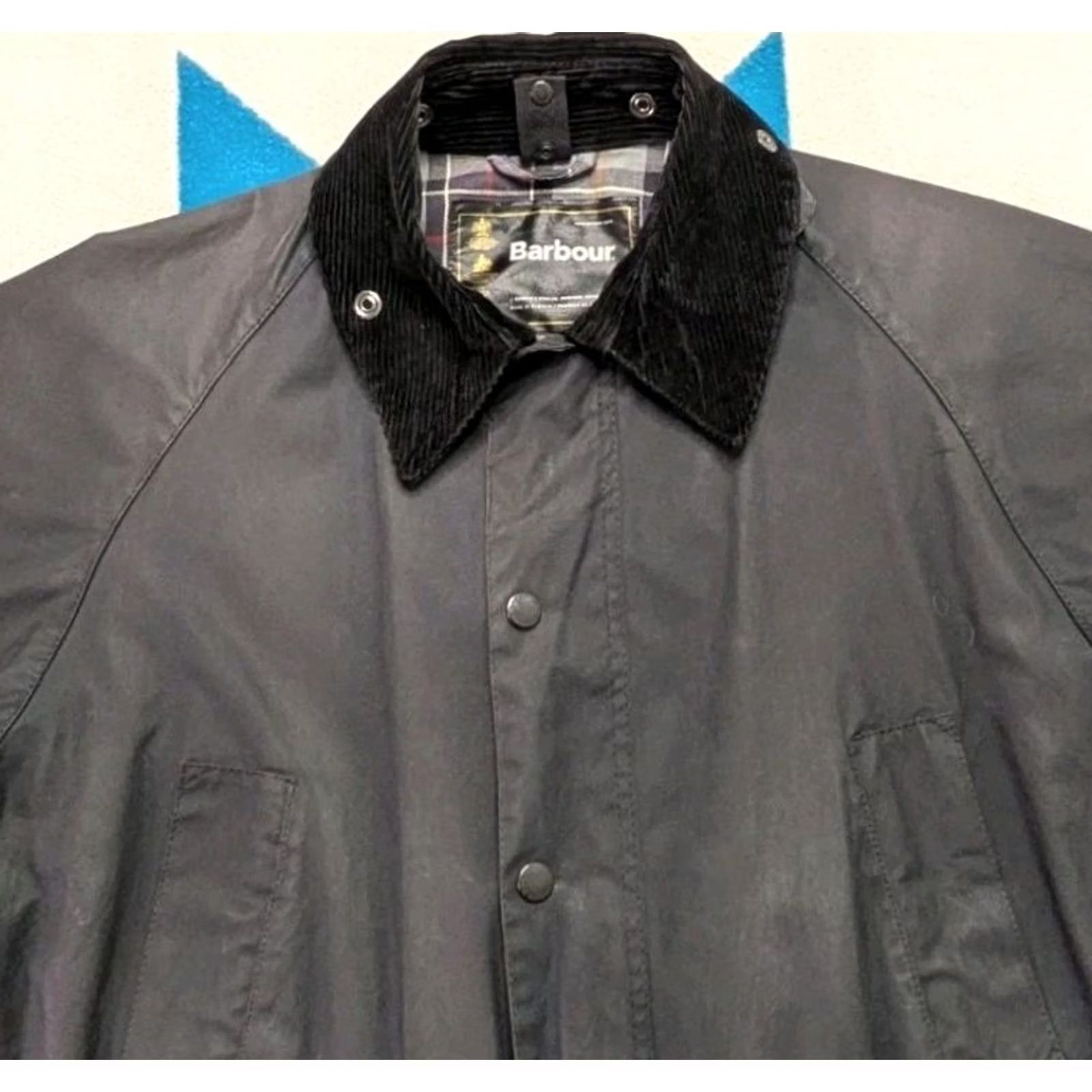 Barbour VINTAGE Barbour Jacket Coat Bedale Waxed Tin Cloth Original Large Lined Hunting Mens Size US L / EU 52-54 / 3 - 2 Thumbnail