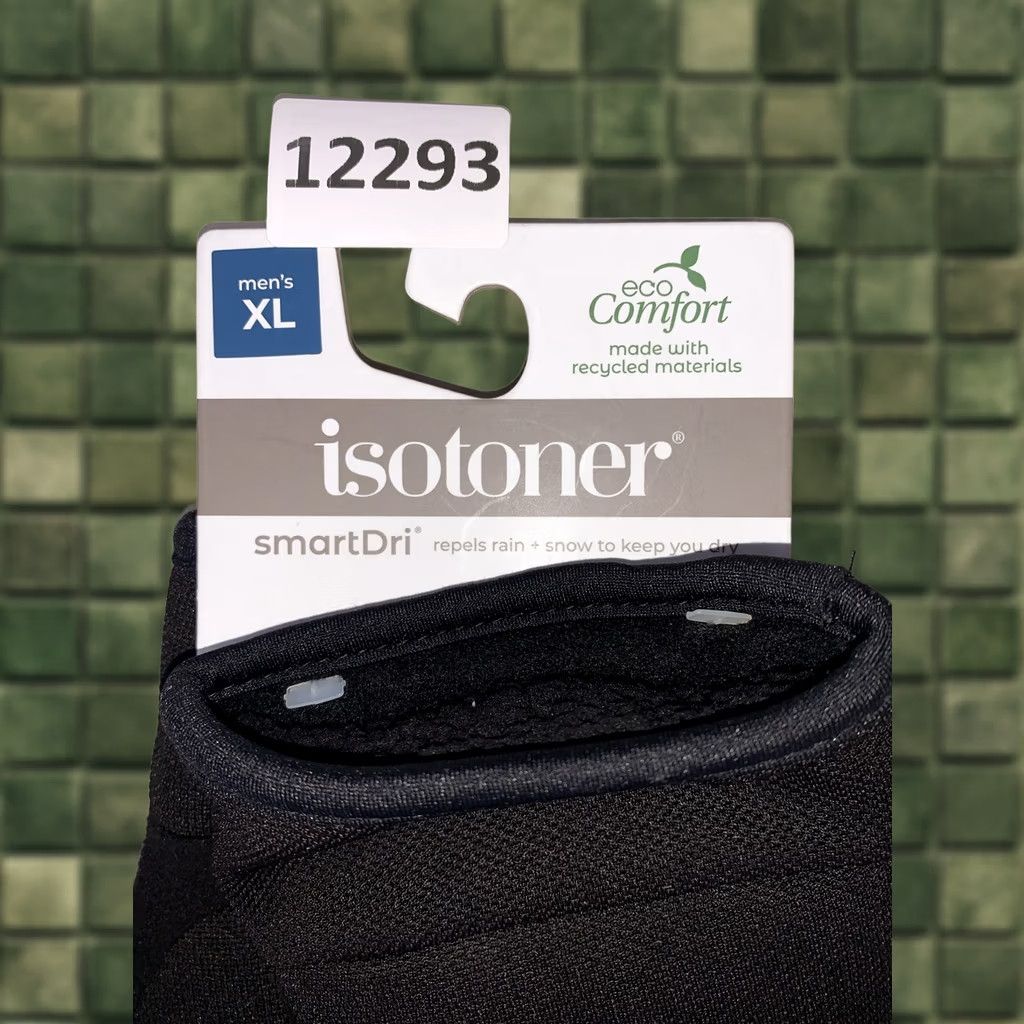 Vintage isotoner Gloves M EN XL Black Winter NWT-12293 Size ONE SIZE - 1 Thumbnail