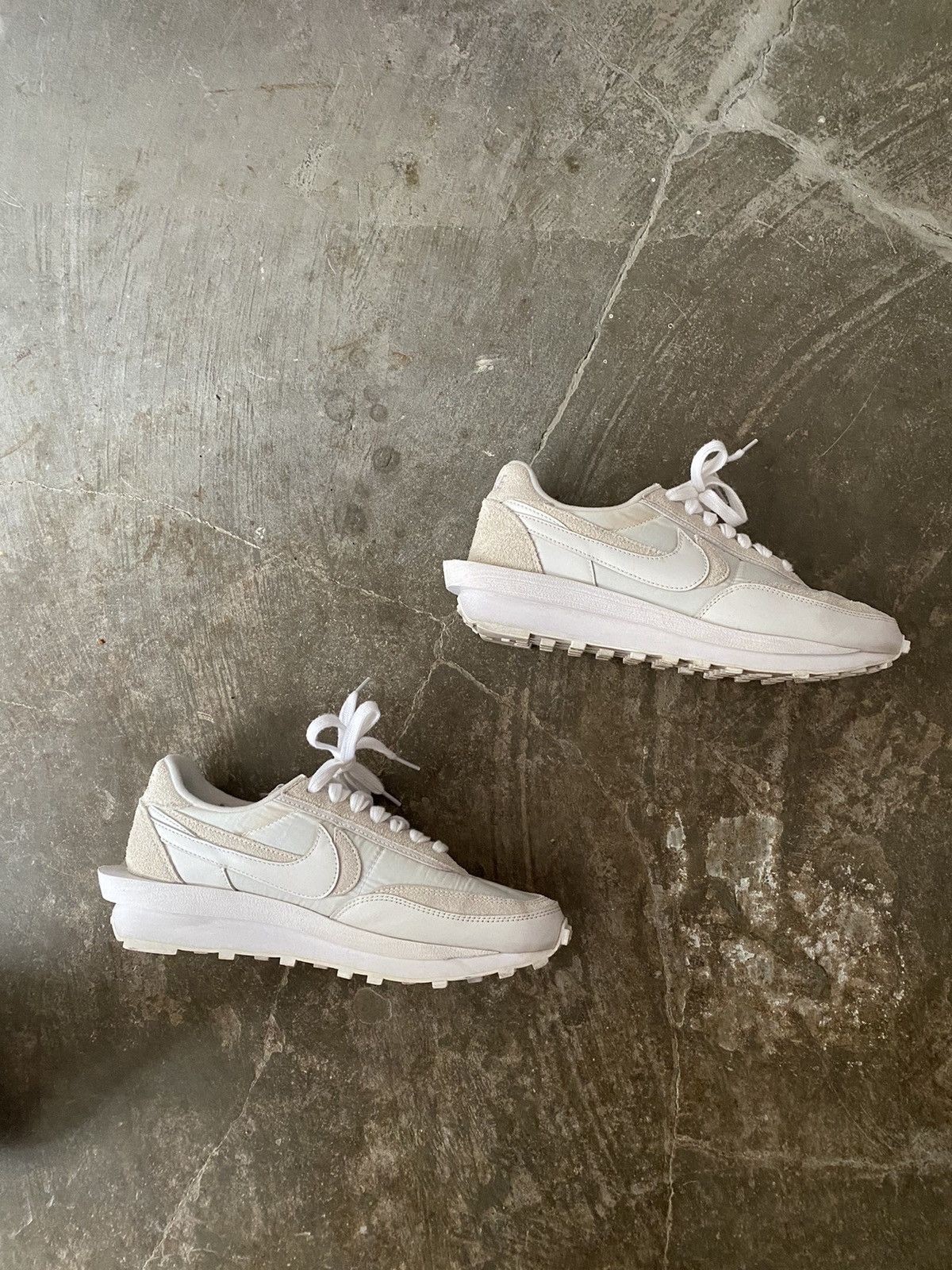Nike × Sacai Nike Sacai LD Waffle White Nylon Size US 9.5 / EU 42-43 - 2 Thumbnail