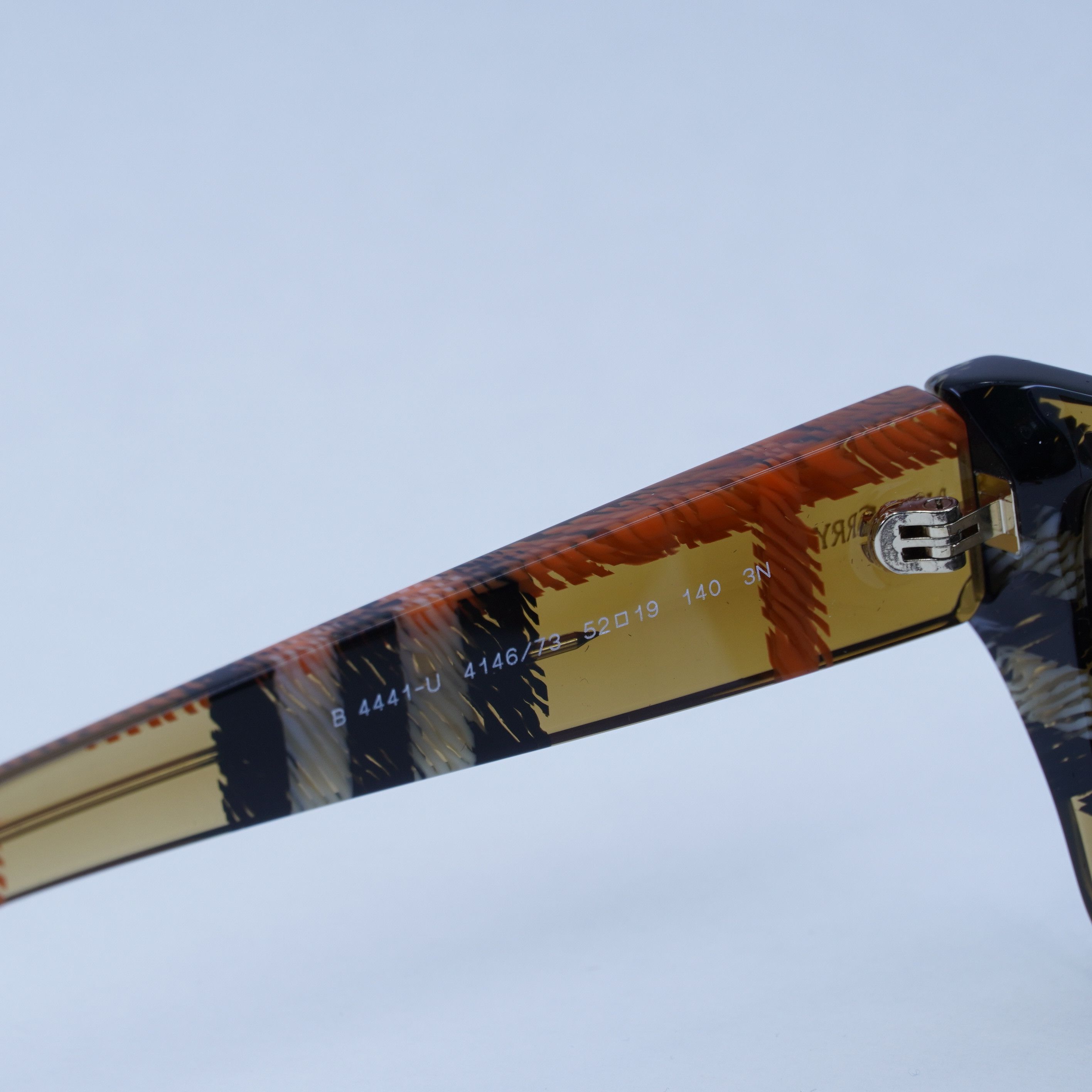 Burberry Burberry BE4441U 414673 Sunglasses Sand Rectangle Frame Size ONE SIZE - 4 Thumbnail