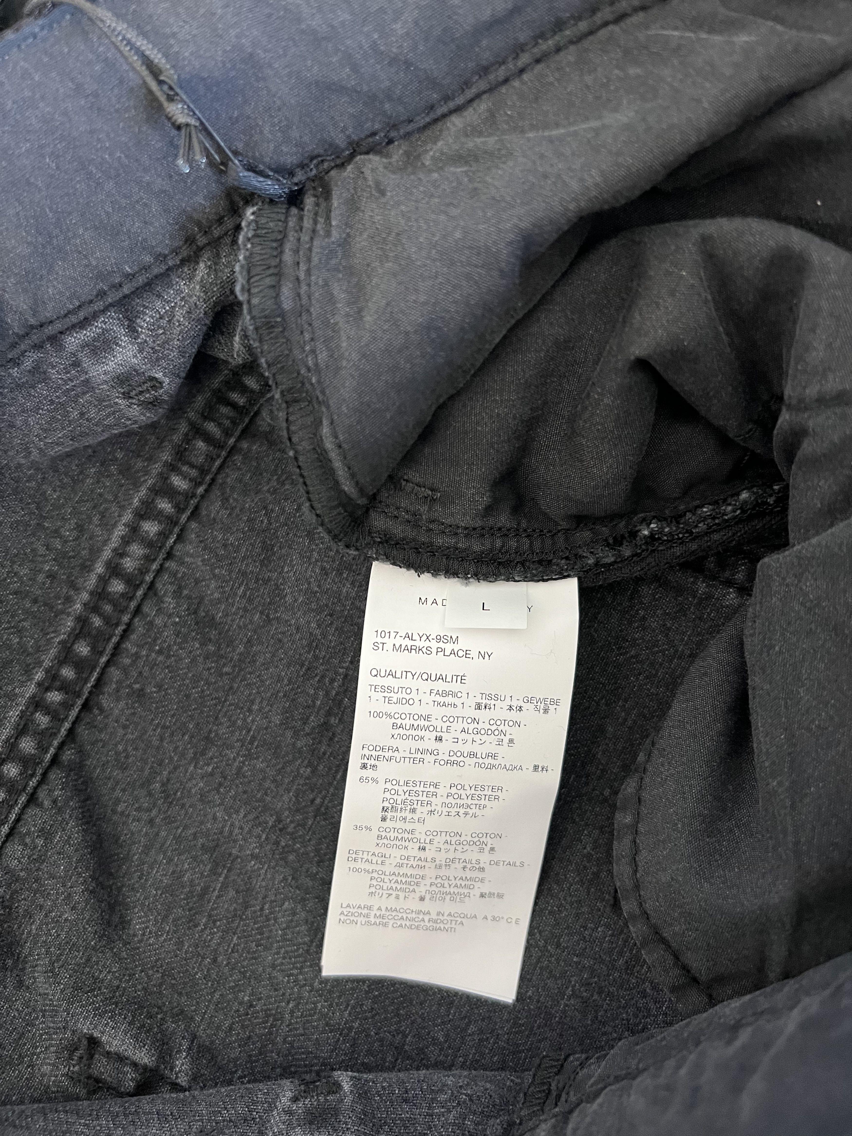 1017 ALYX 9SM 1017 Alyx 9SM Oversized Cargo Jeans in Black Size US 34 / EU 50 - 9 Thumbnail