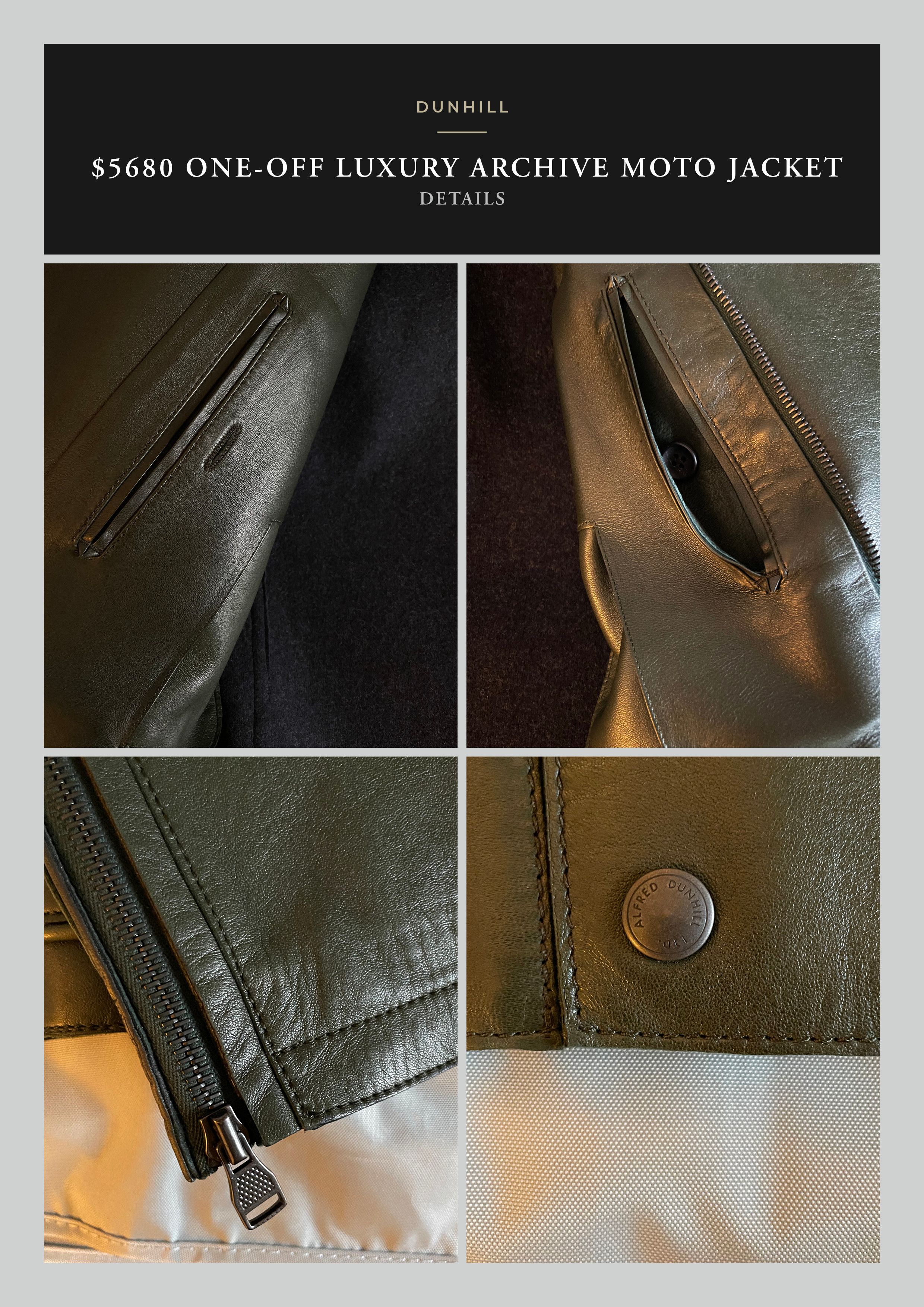 Alfred Dunhill 1 of 1 In the World $5700 DUNHILL Lamb / Loro Piana Cashmere Size US M / EU 48-50 / 2 - 23 Thumbnail