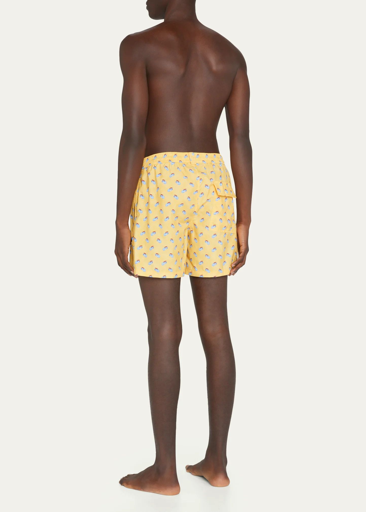 Loro Piana o1srvl11e1024 Bay Swim Short in Yellow Size US 36 / EU 52 - 3 Thumbnail