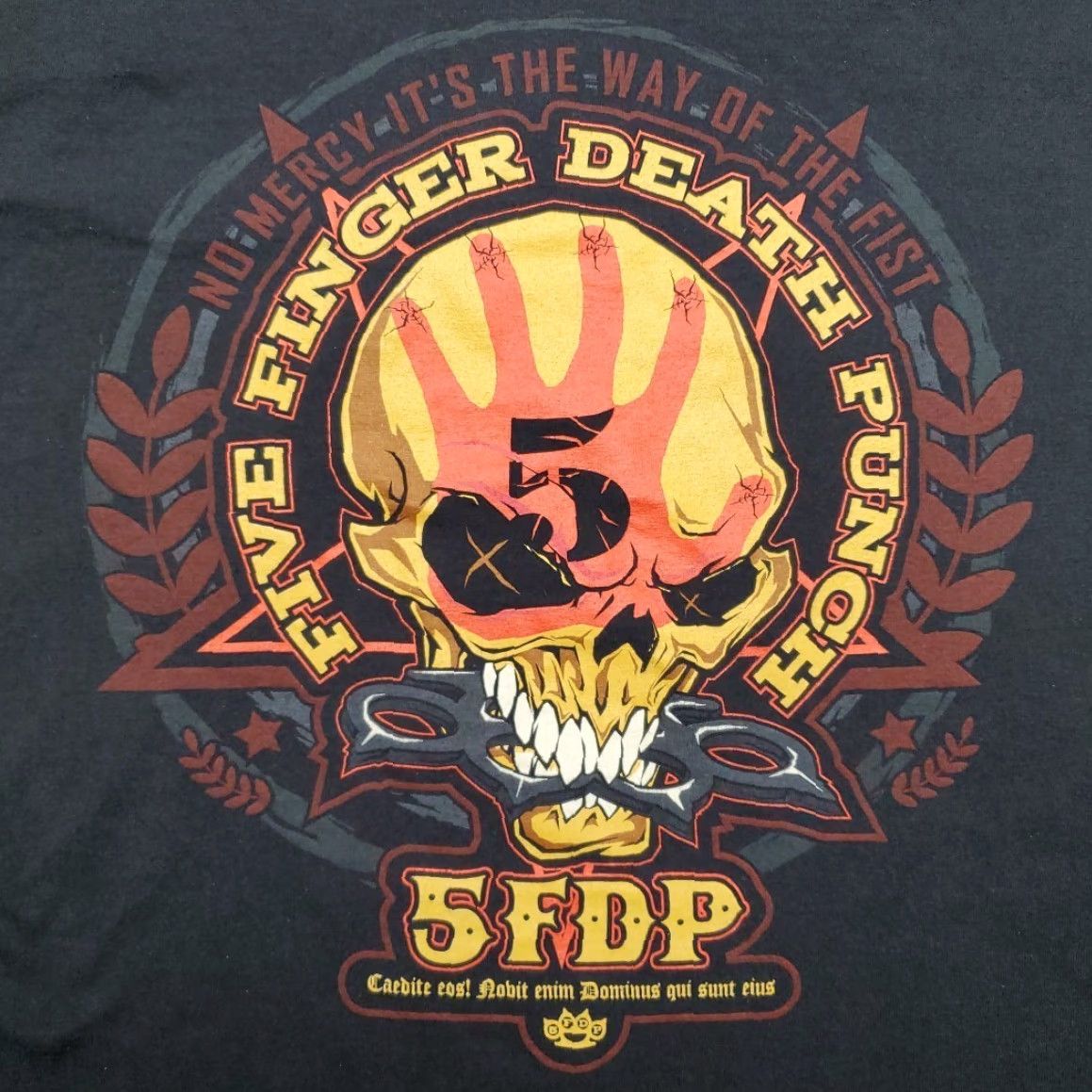 Hanes Five Finger Death Punch Shirt Mens L Black Way of the Fist Band 5FDP Metal TEE Size US L / EU 52-54 / 3 - 4 Thumbnail