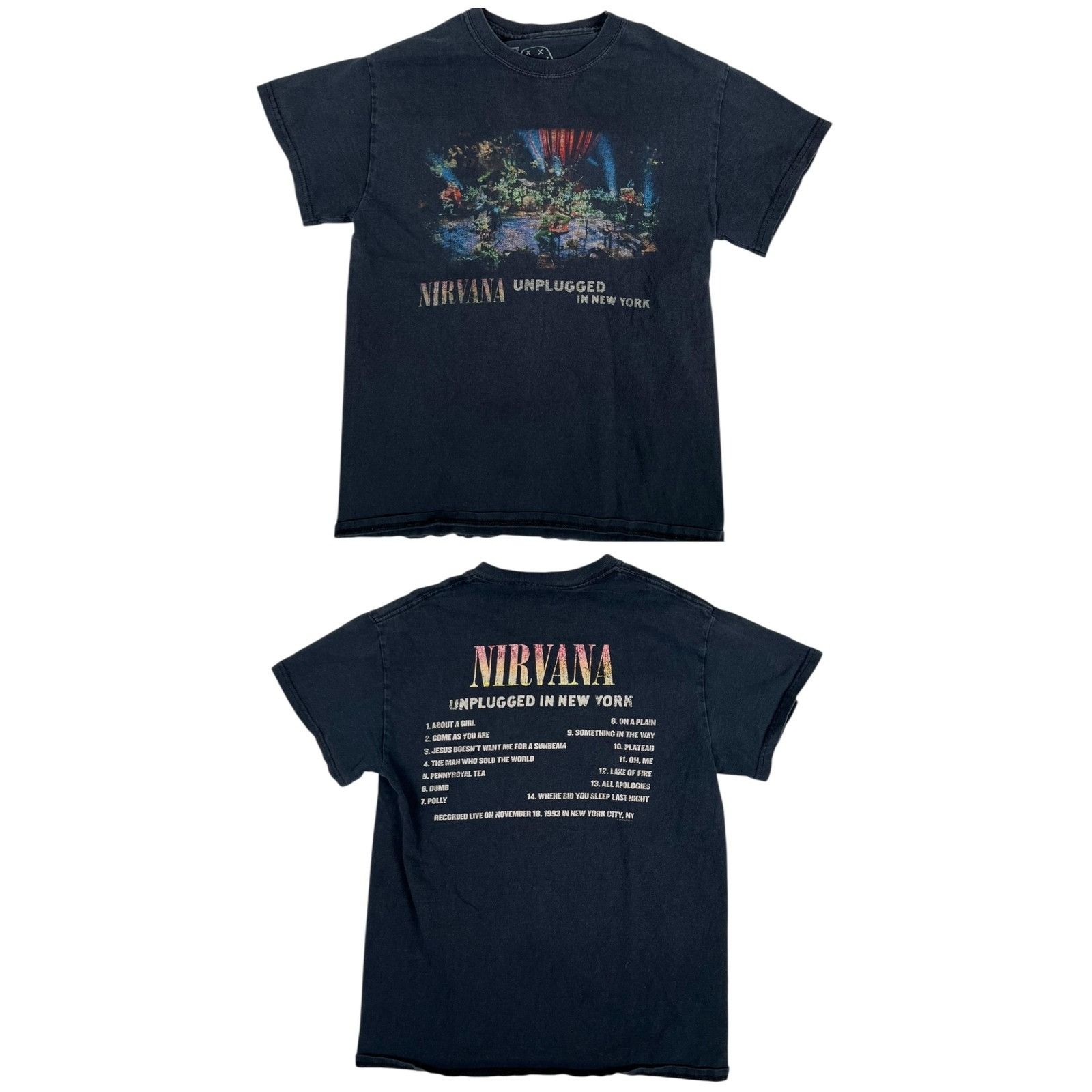 Nirvana Nirvana T-Shirt Size Small Black Unplugged In New York MTV R Size US S / EU 44-46 / 1 - 1 Thumbnail