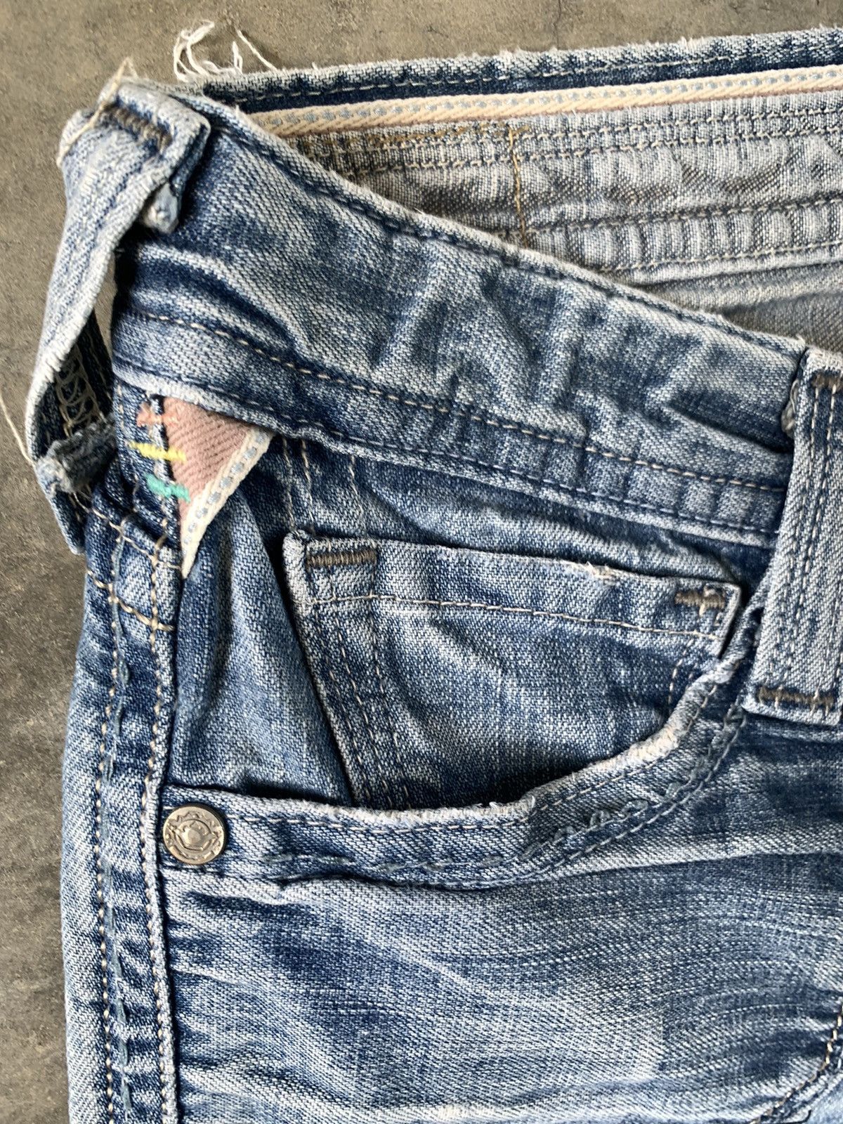 Tornado Mart Super Flare Jeans Japan Brapper Low Rise Bellbottom Jeans Size 28" / US 6 / IT 42 - 11 Thumbnail