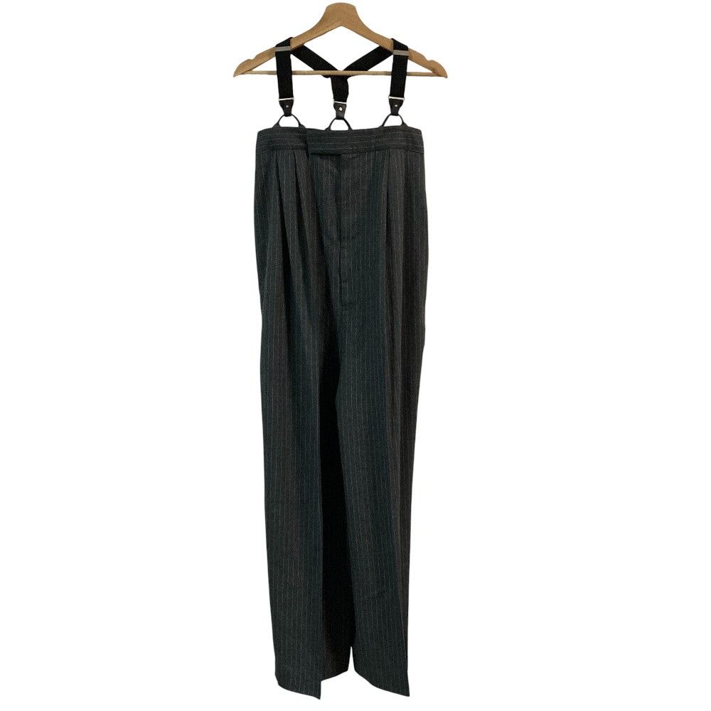 Other Other CURRENTAGE Suspender Stripe High Waist Trousers Textile Pants DUTY FREE for USA Size ONE SIZE - 1 Thumbnail