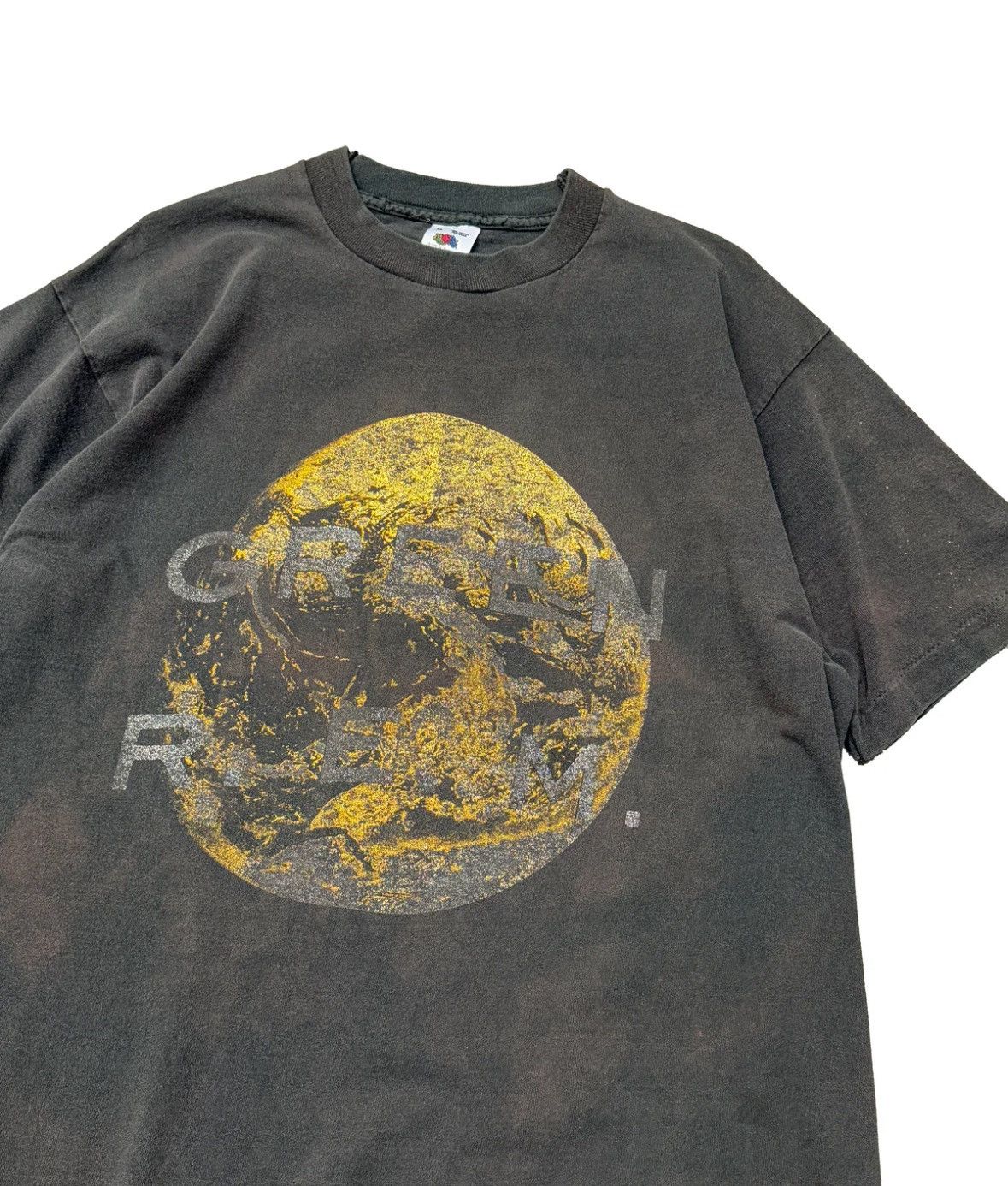 Band Tees Vintage 90s R.E.M. Green tee Size US L / EU 52-54 / 3 - 4 Thumbnail