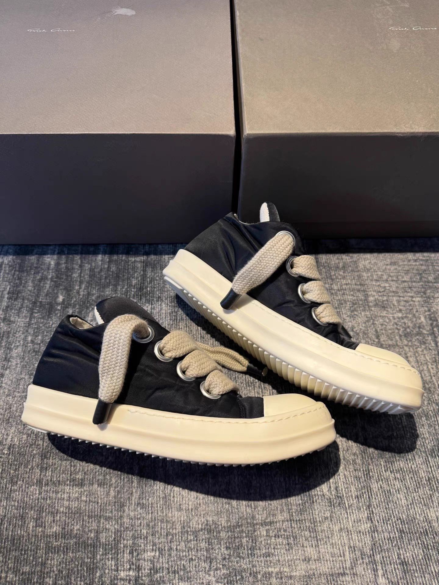 Rick Owens Rick Owens Drkshdw "Pudding" chunky Converse sneakers Size US 8 / IT 38 - 3 Thumbnail
