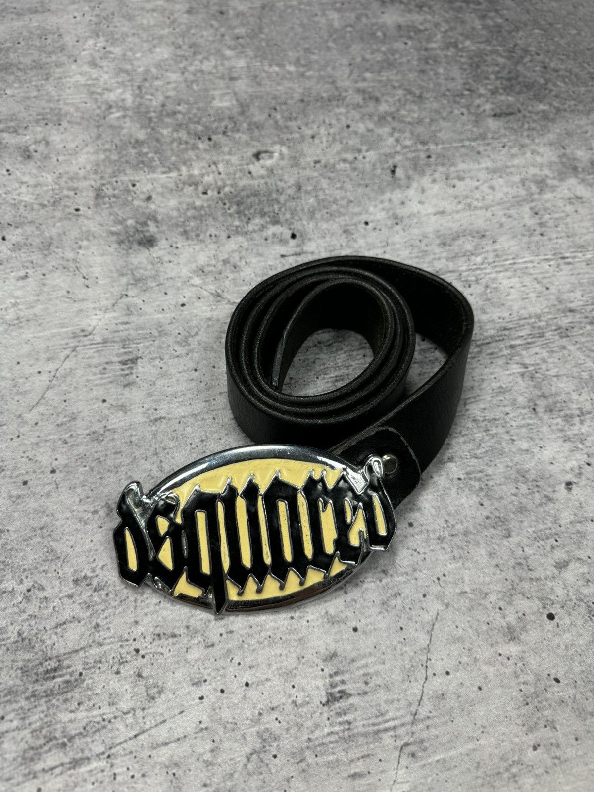 DSQUARED² ベルト 1964 メタルバックル Dsquared2 Vintage Logo Plaque Belt