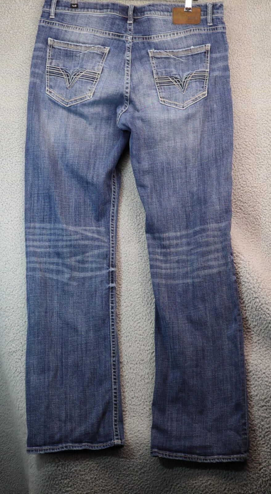 Buckle Black BKE Tyler Jeans Men 38 Blue Bootleg Thick Stitch 38XL Size US 38 / EU 54 - 6 Thumbnail