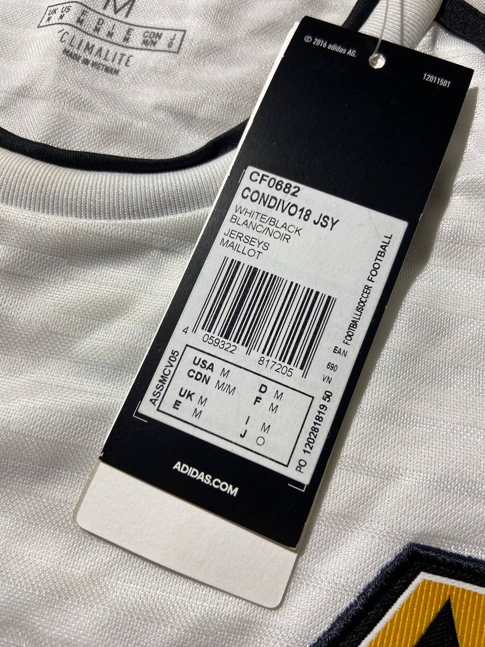 Adidas Adidas Wolverhampton 18/19 Away Jersey Wolves #45 Nigel Size US M / EU 48-50 / 2 - 8 Thumbnail