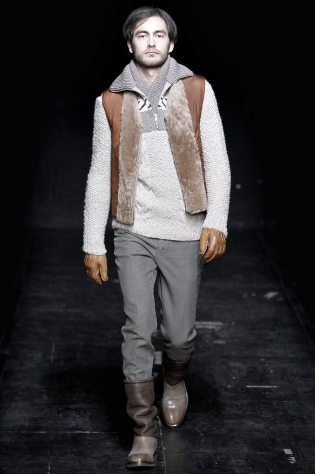 Maison Margiela Maison Martin Margiela | AW2011 Patchwork High-Neck Sweater Size US M / EU 48-50 / 2 - 3 Thumbnail