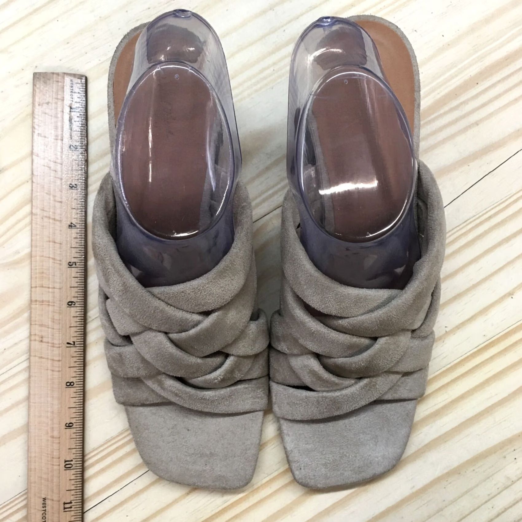 Vintage Universal Thread Sandals Womens 11 Andy Braided Strap Slip On Mule Slide Brown Size US 11 / IT 41 - 5 Thumbnail