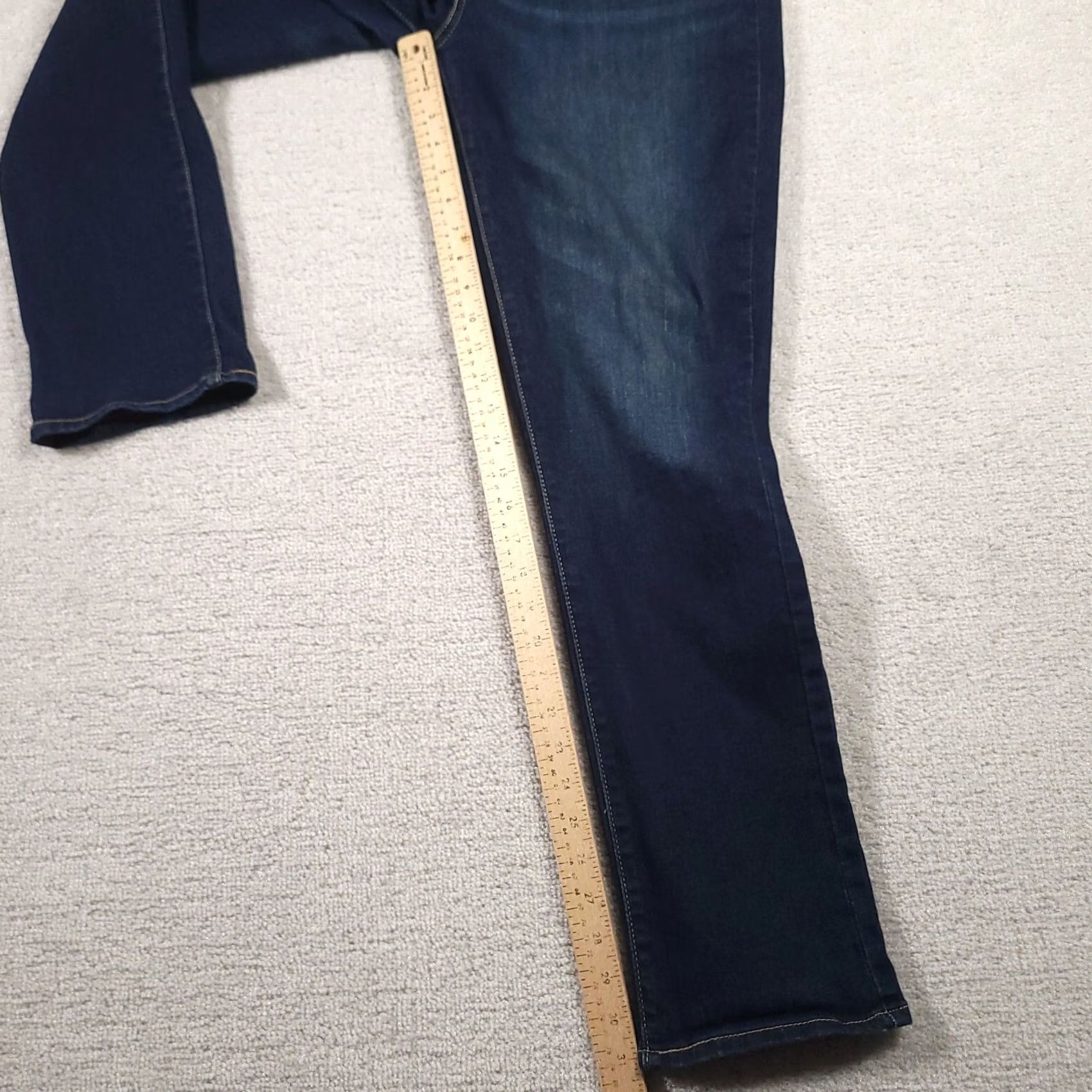 Vintage VINTAGE? No. Signature by Levi Strauss & Co. Womens Jeans Blue Size 32x32 Mid Rise Slim Fit Denim Size 24" / US 00 / IT 34 - 5 Thumbnail