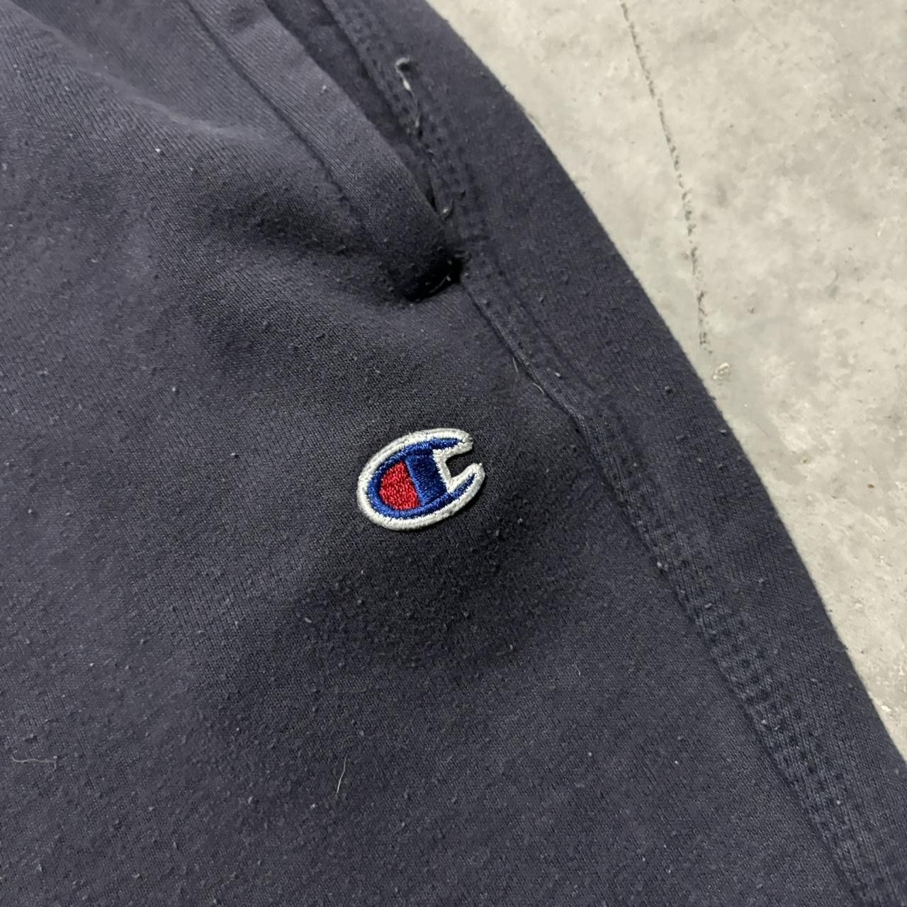 Japanese Brand × Vintage Crazy Vintage Y2K/2000s Baggy Navy Blue Skater Essential Sweatpants! Size US 36 / EU 52 - 6 Thumbnail