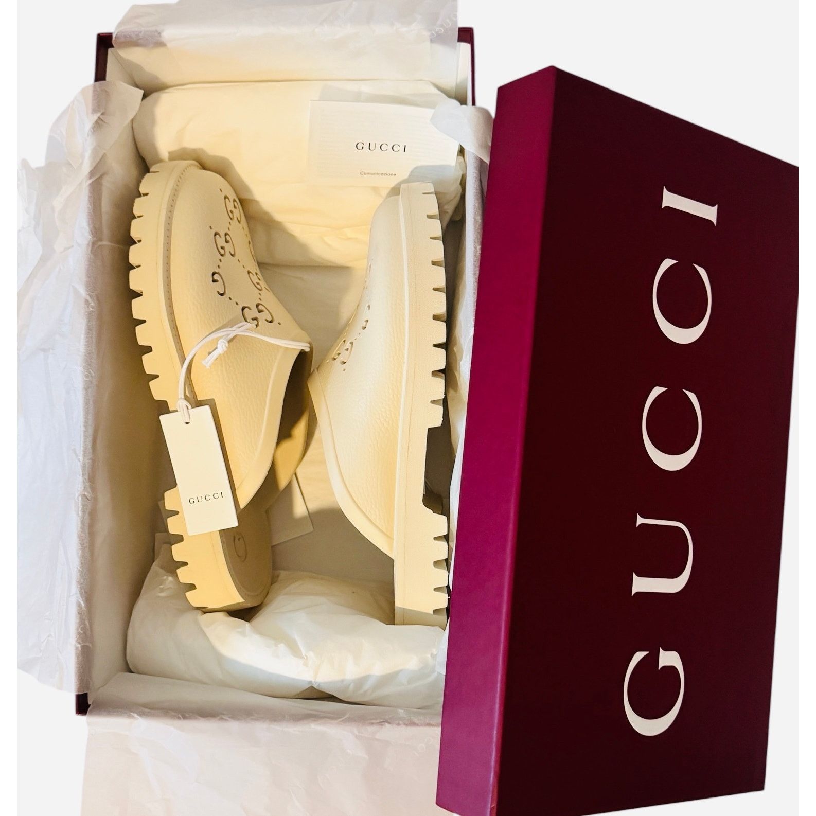 Gucci Gucci Authentic GG Perforated Crocs Slippers New Size US 9 / IT 39 - 4 Thumbnail