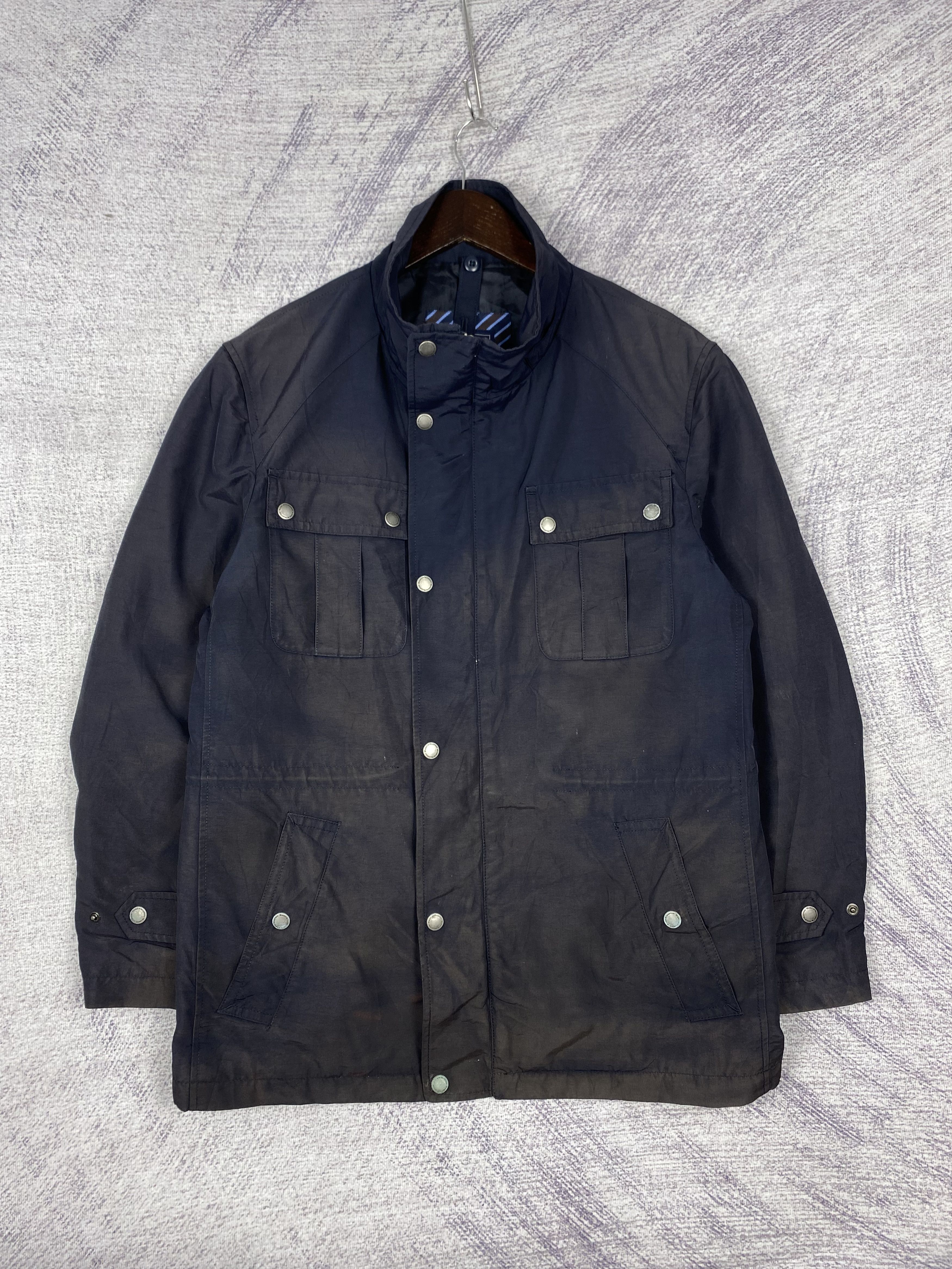 Japanese Brand Vintage Kent in Tradition Multi Pocket Utility Nylon Jacket Size US L / EU 52-54 / 3 - 1 Thumbnail