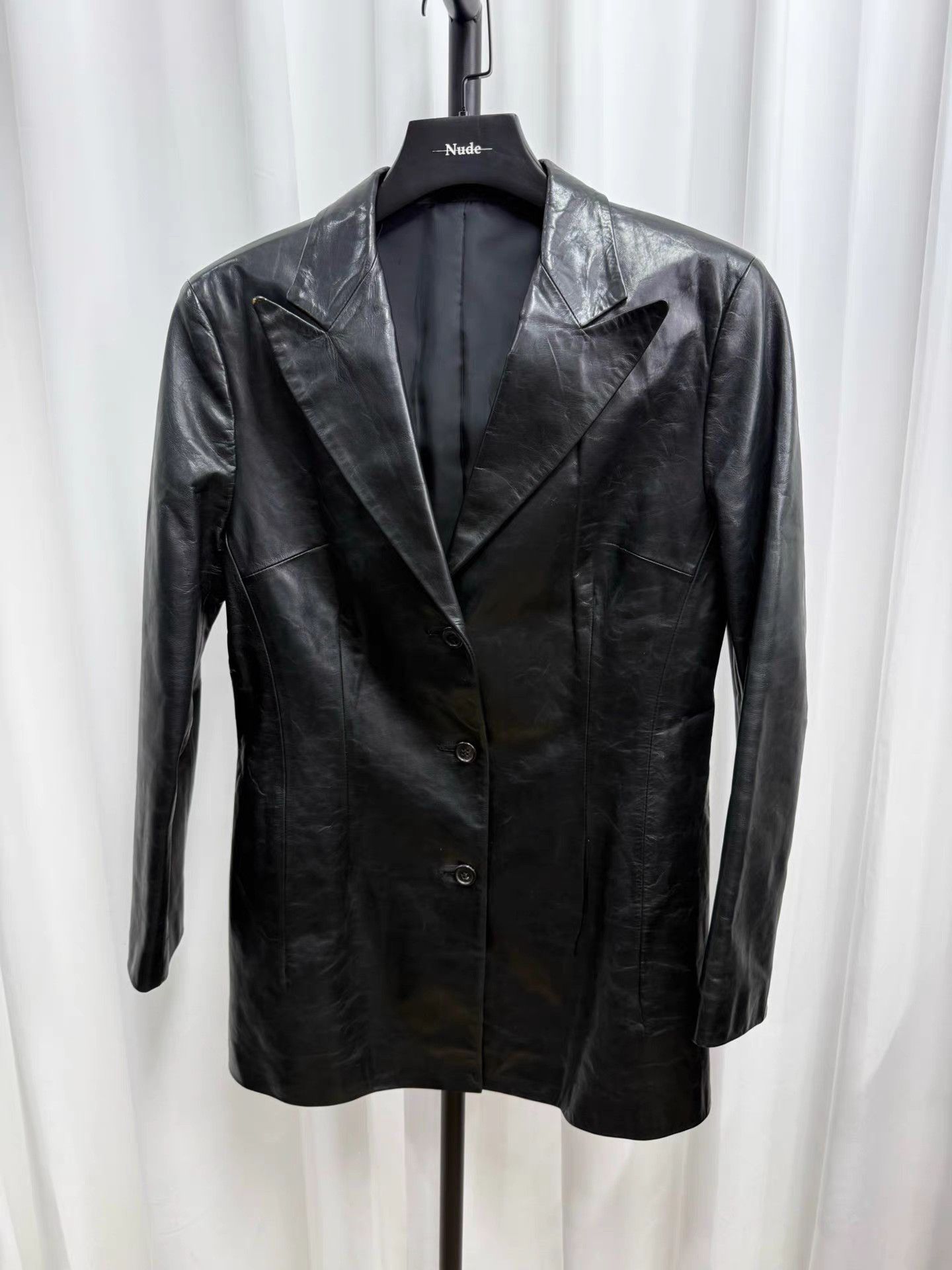 Y-3 × Yohji Yamamoto LAMB LEATHER BIKER JACKET | Grailed