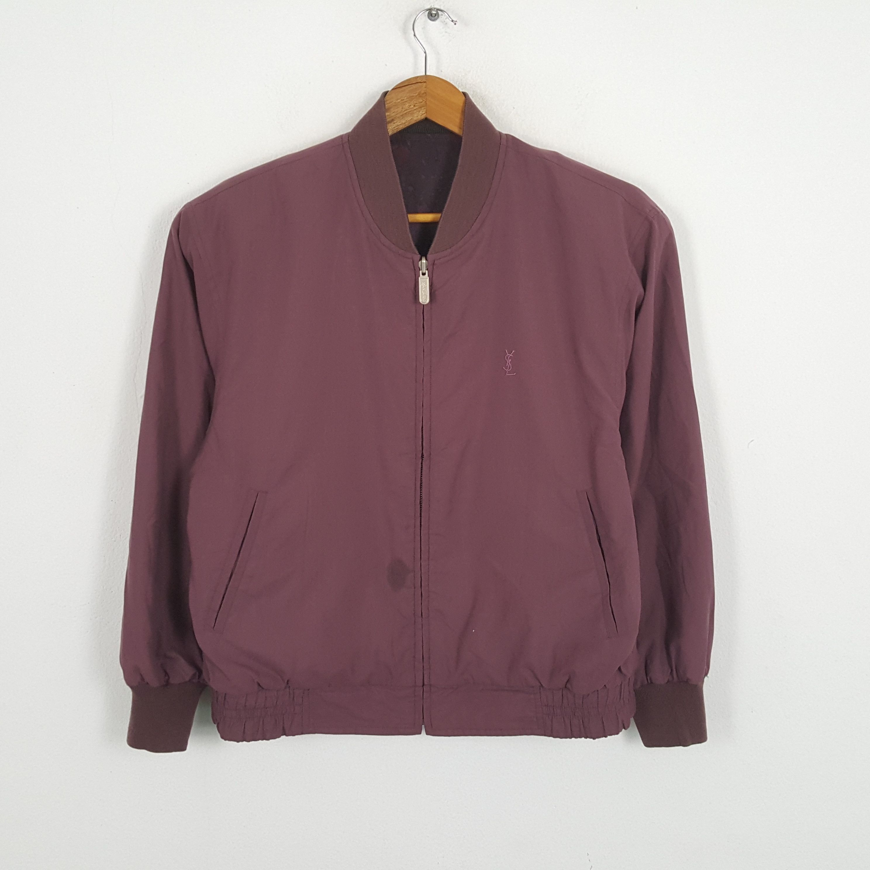 Vintage × Yves Saint Laurent Vintage YVES SAINT LAURENT Italian Brand Reversible Jacket Size US L / EU 52-54 / 3 - 4 Thumbnail