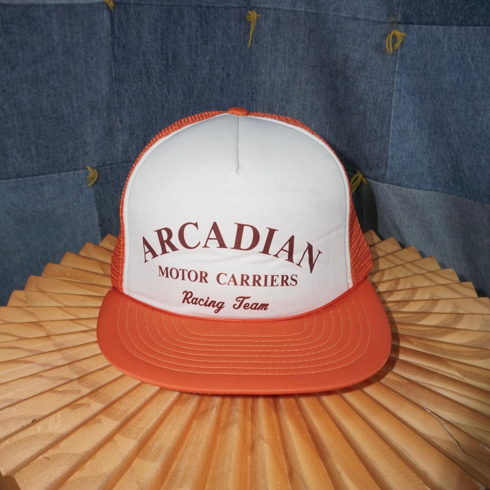 Vintage OSFA - Vintage Y2K Arcadian motor carriers racing team hat Size ONE SIZE - 1 Thumbnail