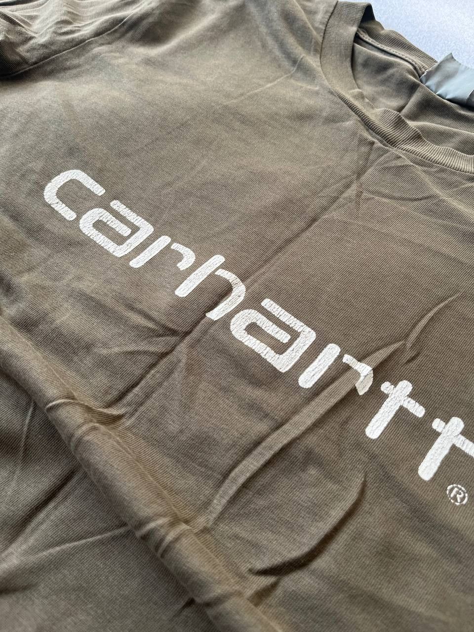 Carhartt Carhartt Big Logo Y2K Long Sleeve shirt khaki Size US M / EU 48-50 / 2 - 2 Thumbnail
