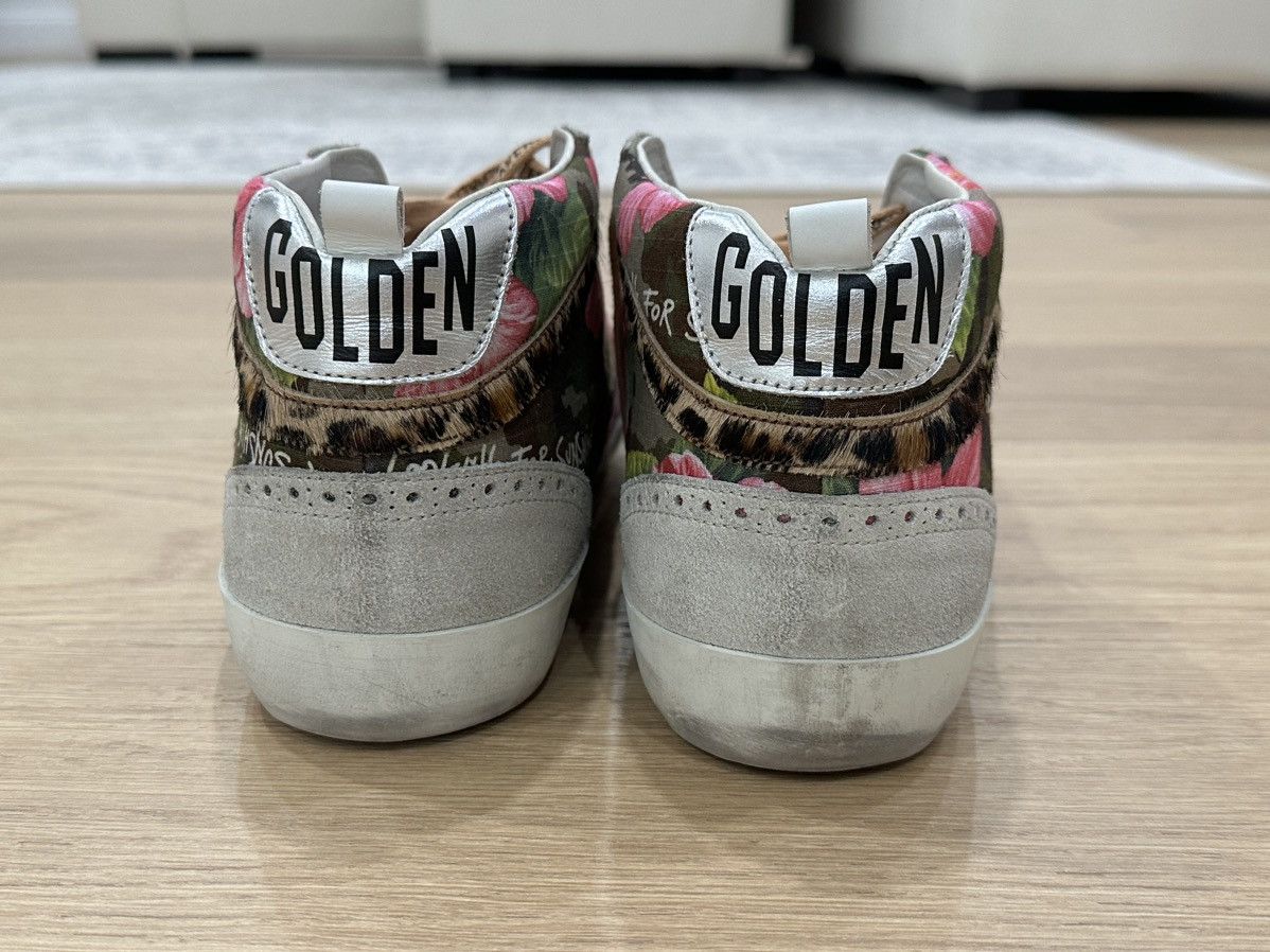 Golden Goose Golden Goose Mid Star Camouflage with Hawaiian Floral Design Size US 10 / EU 43 - 5 Thumbnail