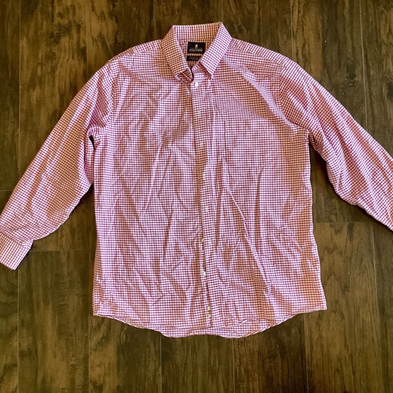 Stafford Stafford Wrinkle Free Oxford Size US XL / EU 56 / 4 - 2 Thumbnail