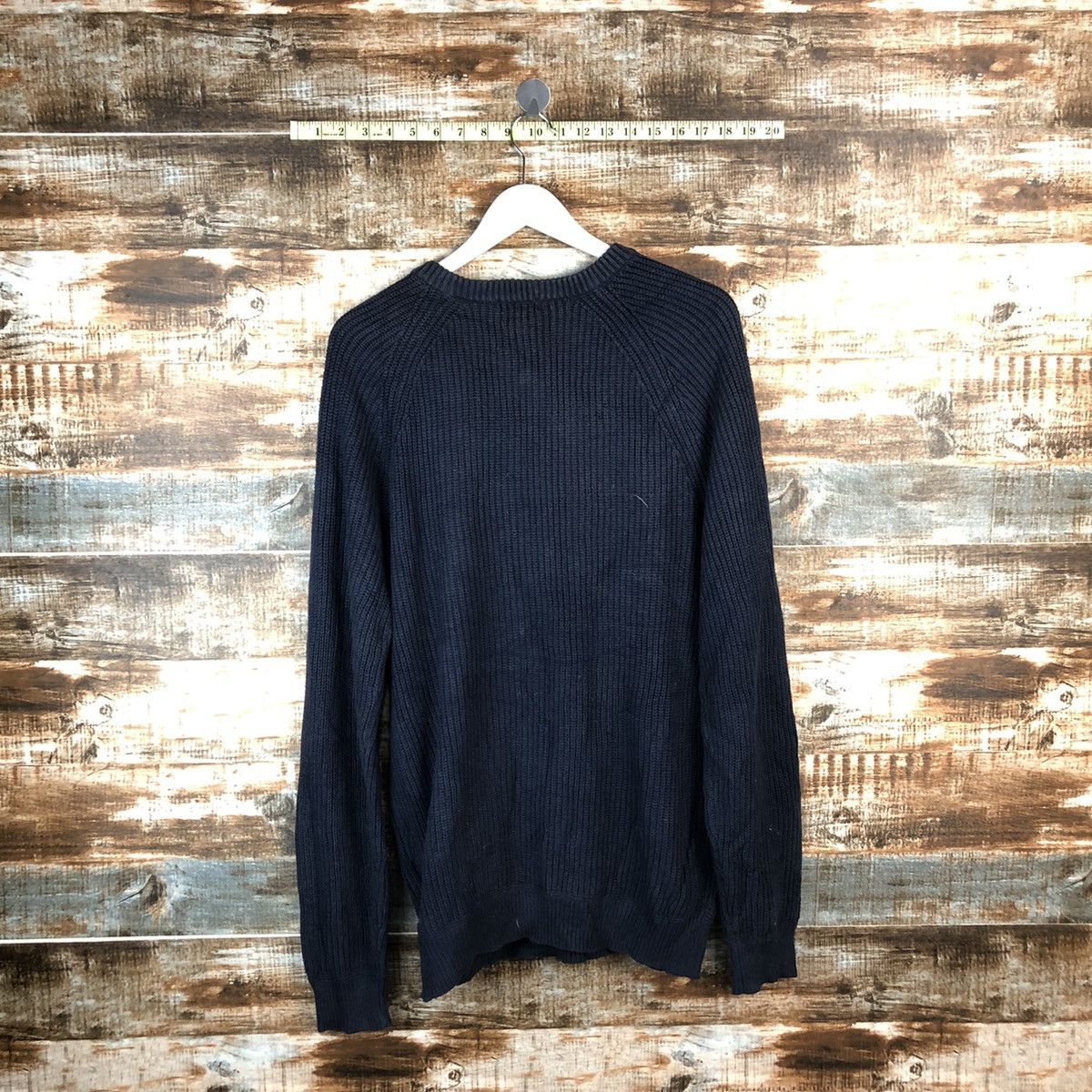 Homespun Knitwear × Japanese Brand Uniqlo japan vintage Dark Blue Knitwear #A1336 Size US XL / EU 56 / 4 - 12 Thumbnail